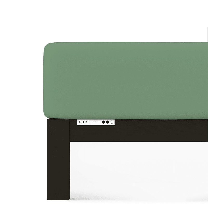 Sotto con Angoli in Jersey-Elastan PURE Materasso Moreali Tessile Casa L - Matrimoniale/Francese | da 140x190 a 160x220 Verde 665