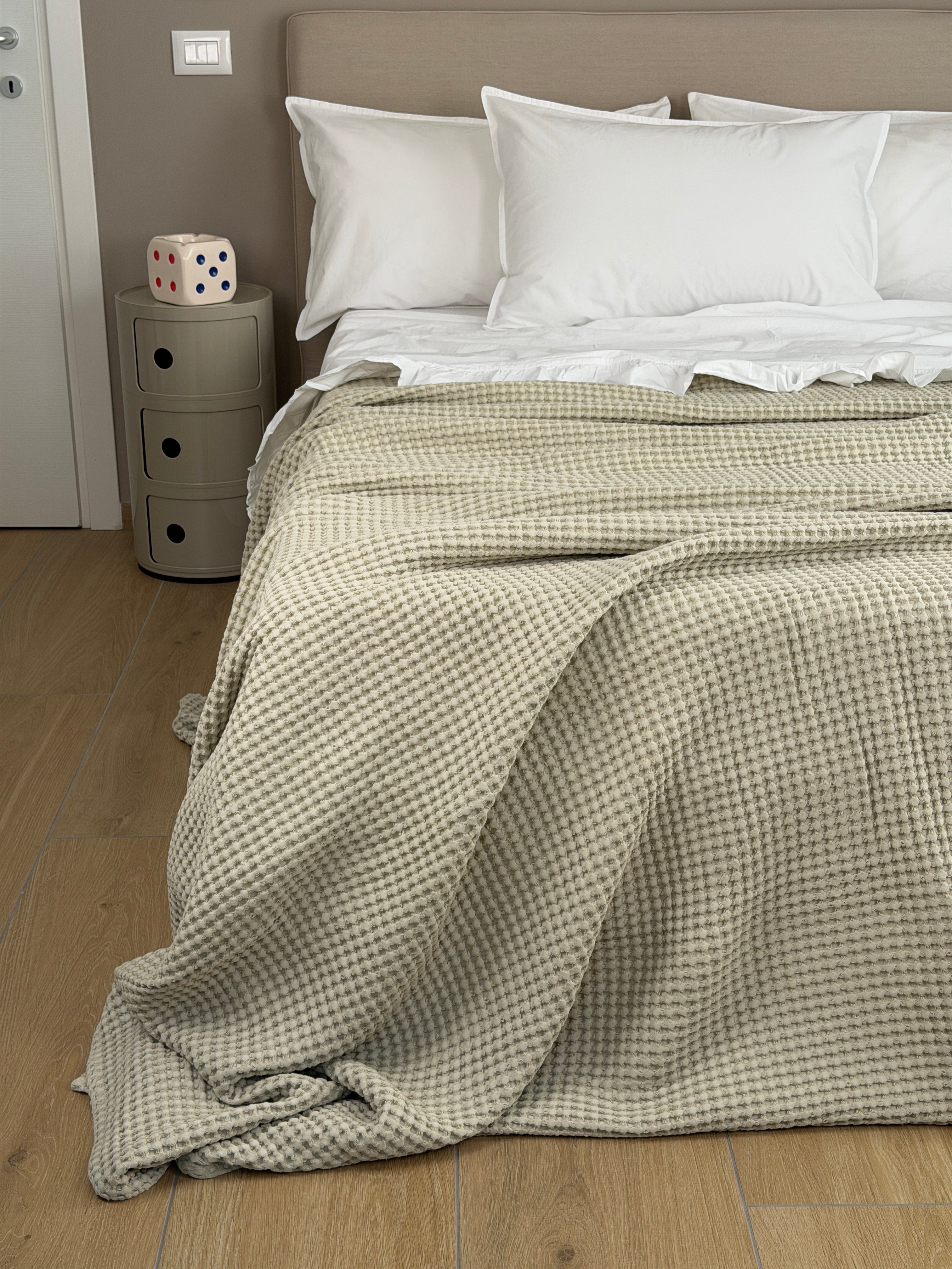 Copriletto Ape Regina Made in Italy Letto Moreali Tessile Casa Matrimoniale 270 x 270 Corda
