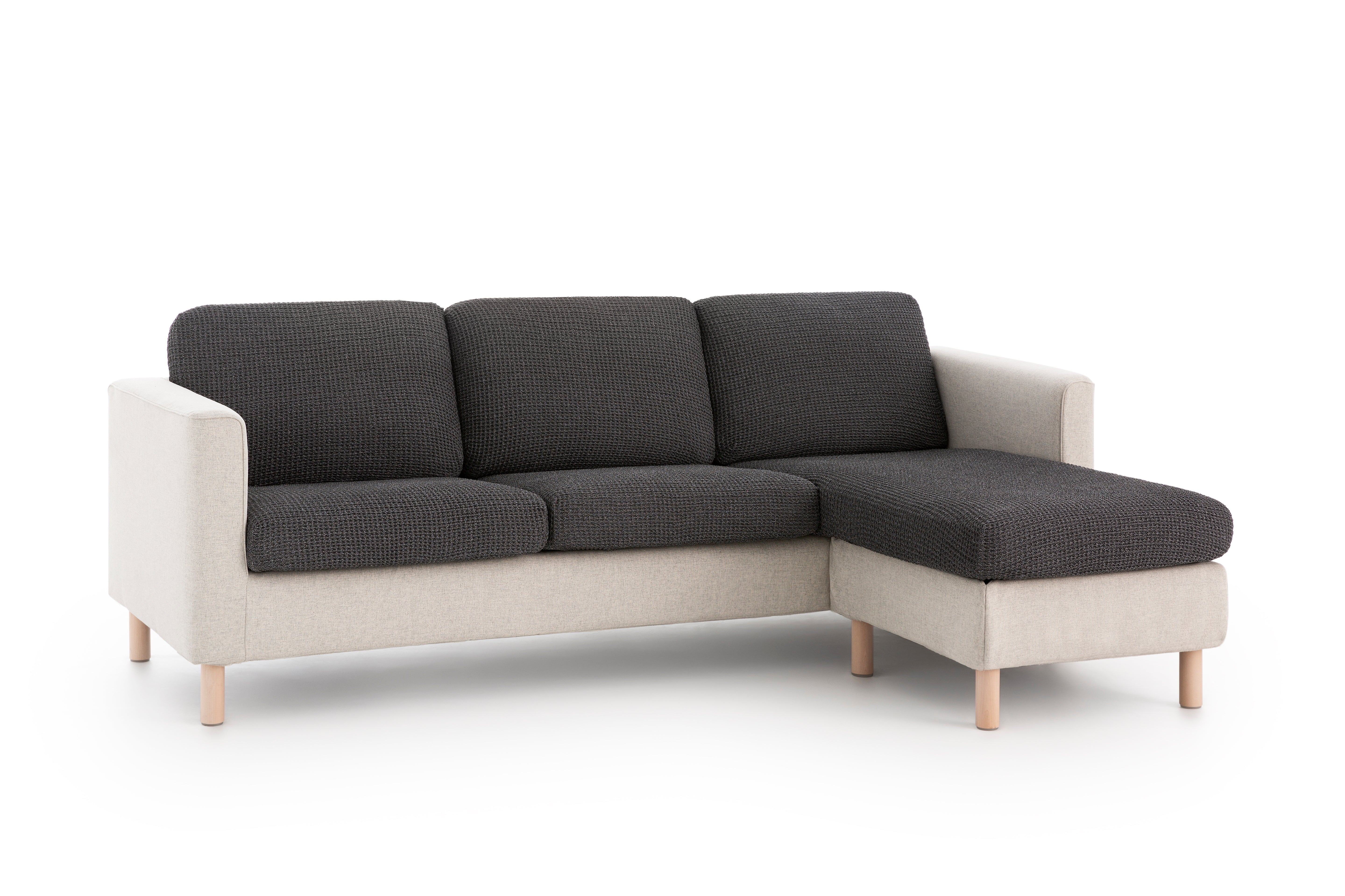 Copricuscino Nido D'ape Multi-Stretch Soggiorno Belmarti S / 50-85 x 45-65 Antracite