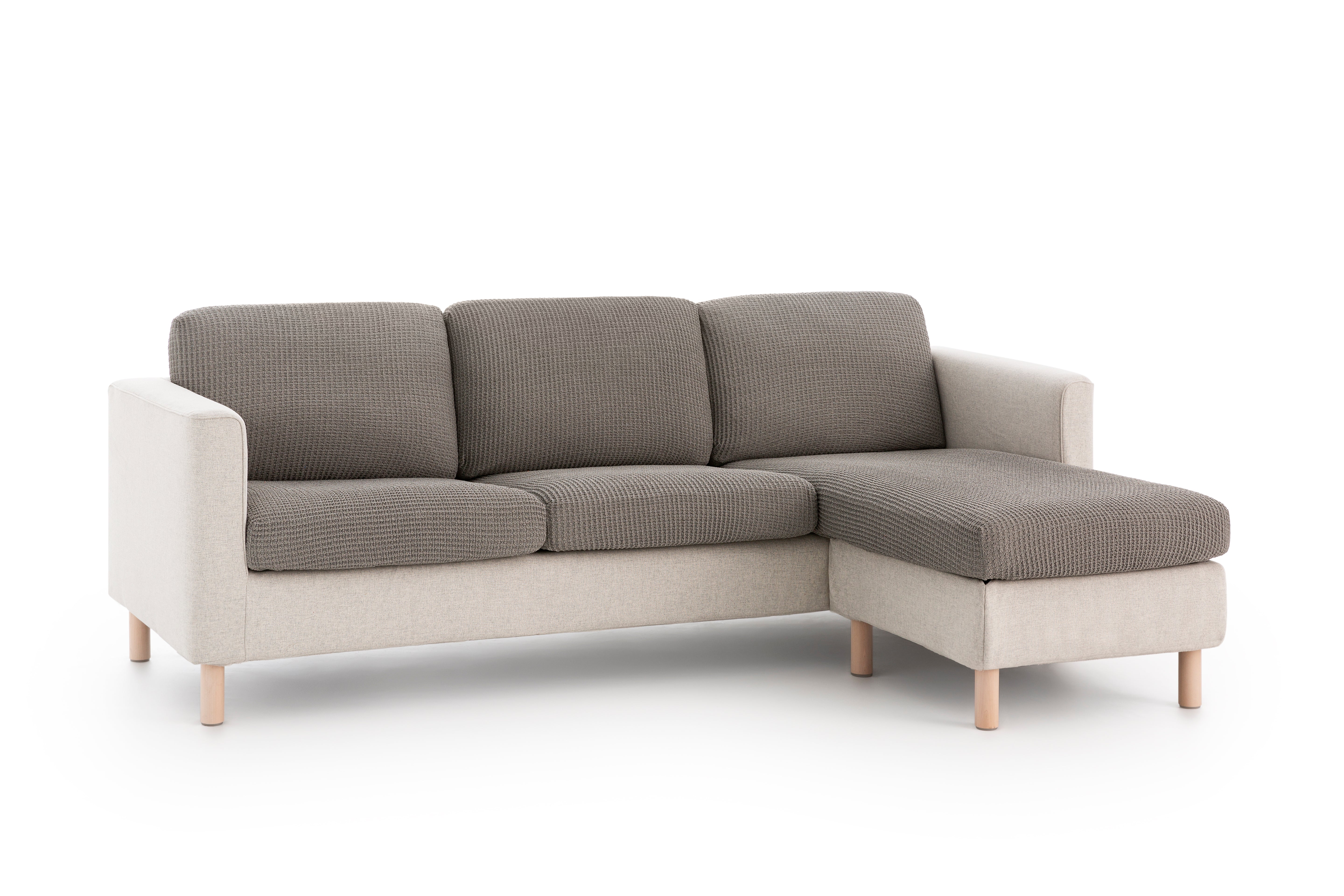 Copricuscino Nido D'ape Multi-Stretch Soggiorno Belmarti S / 50-85 x 45-65 Grigio