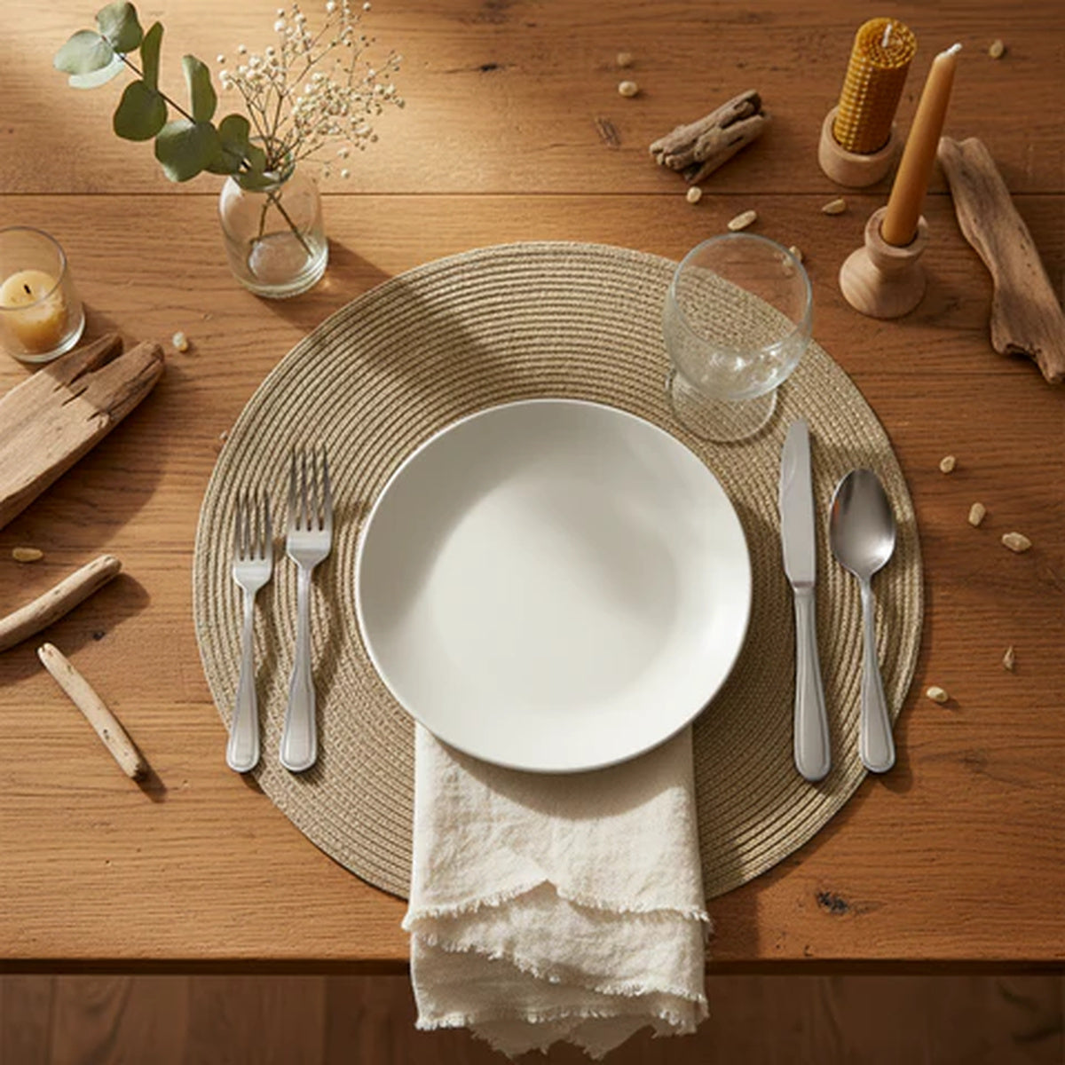 Set 4 Sottopiatti INTRECCIO Accessorio Moreali Tessile Casa