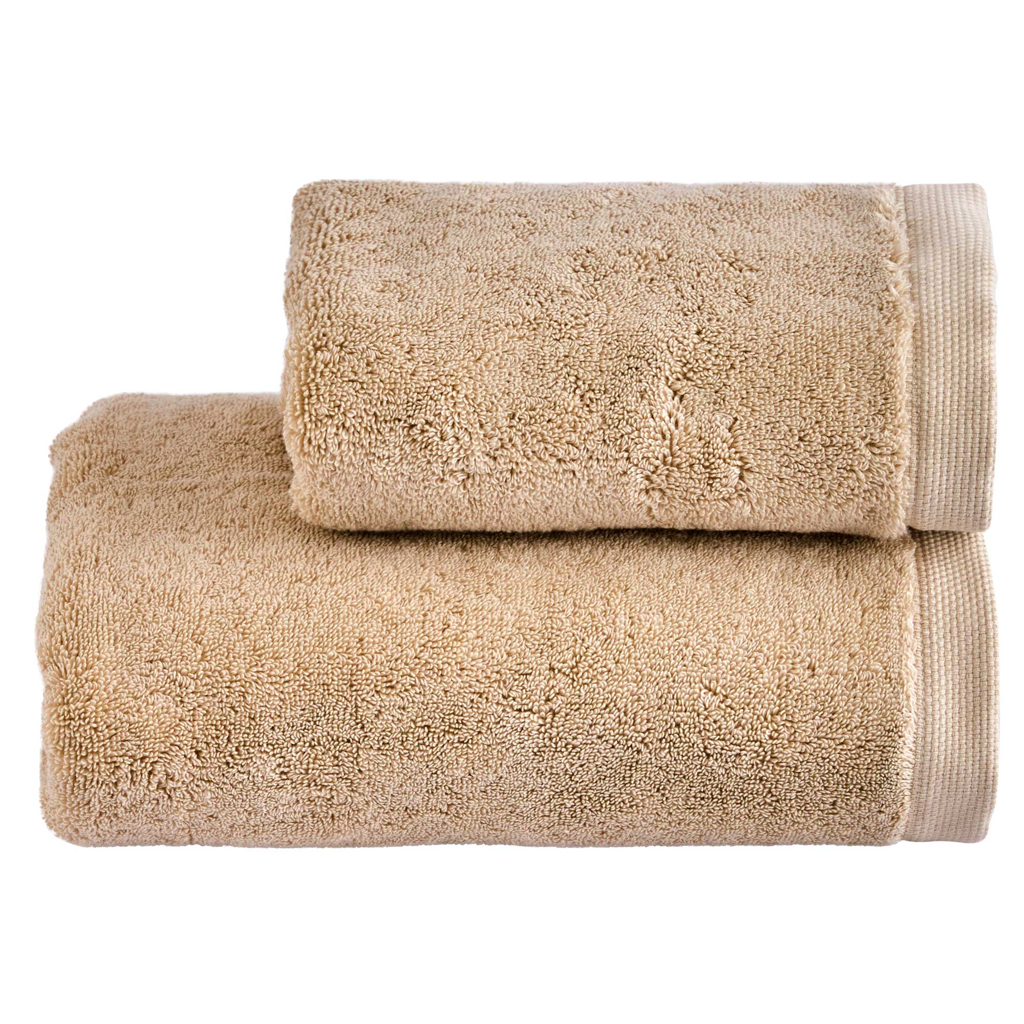 Set Asciugamani Super Soft ABBRACCIO Bagno Moreali Tessile Casa 60 x 100 / 40 x 60 Deserto