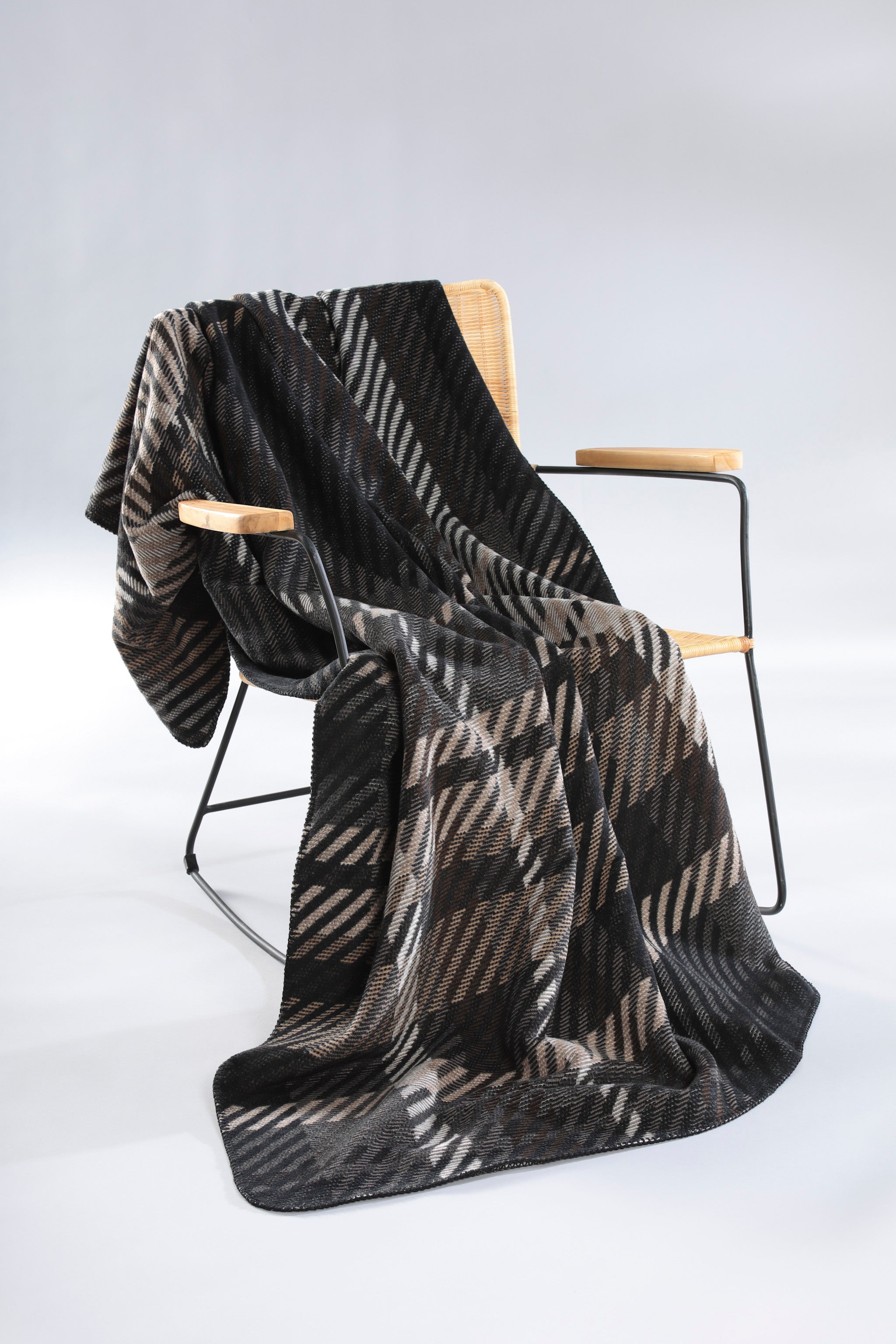 Plaid Caldo Cotone Midnight