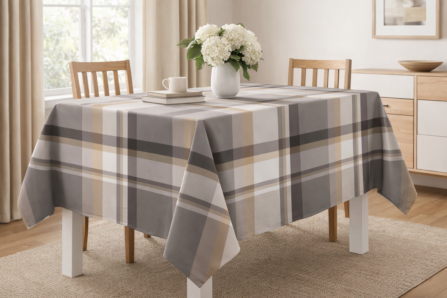 Tovaglia Tinto Filo BOSSI 1431 Cucina Bossi Rotonda 180 x 180 Tinto Filo