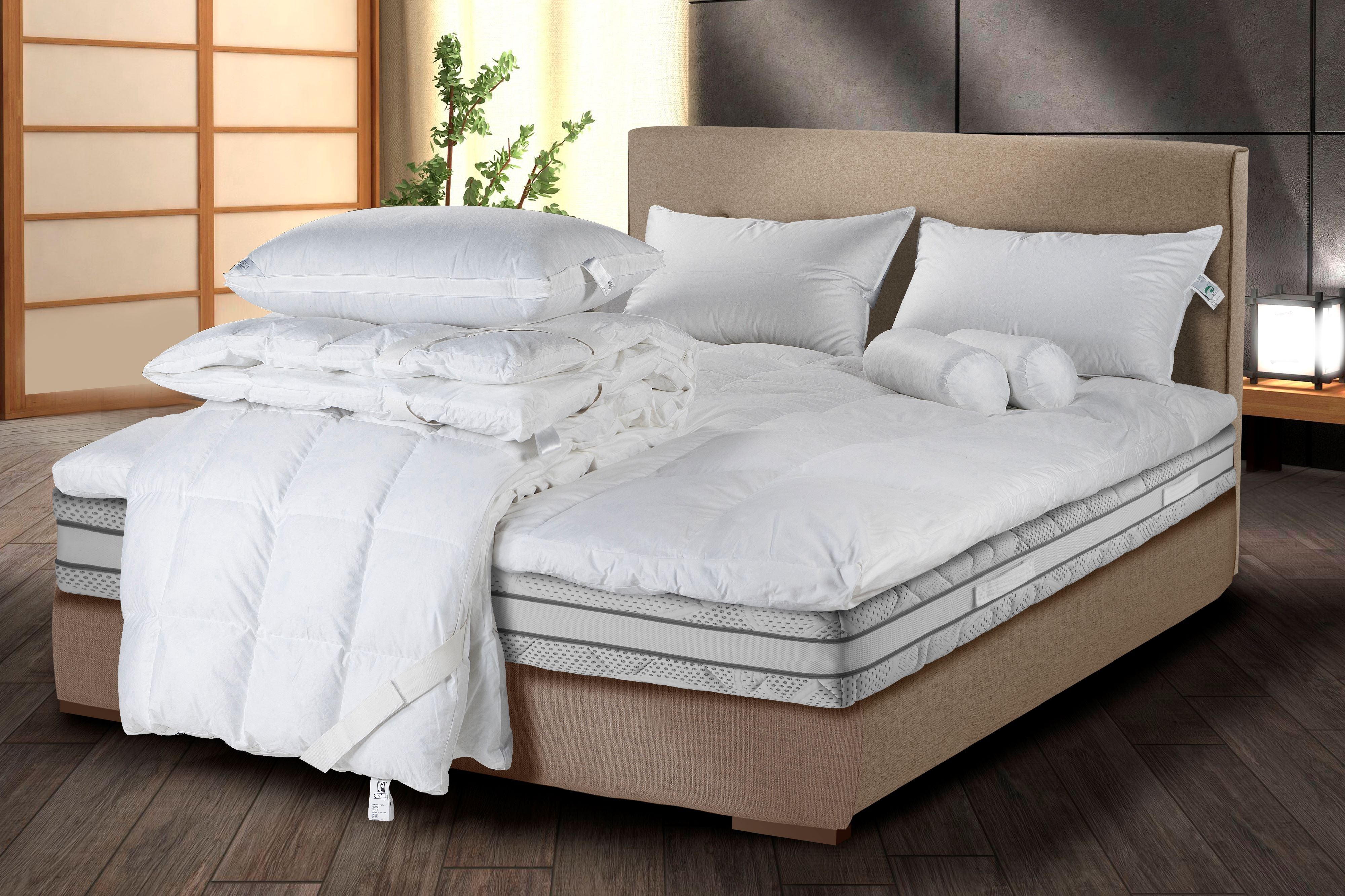 Topper Fibra Vergine Trendy Materasso Cinelli 120 x 200 Bianco