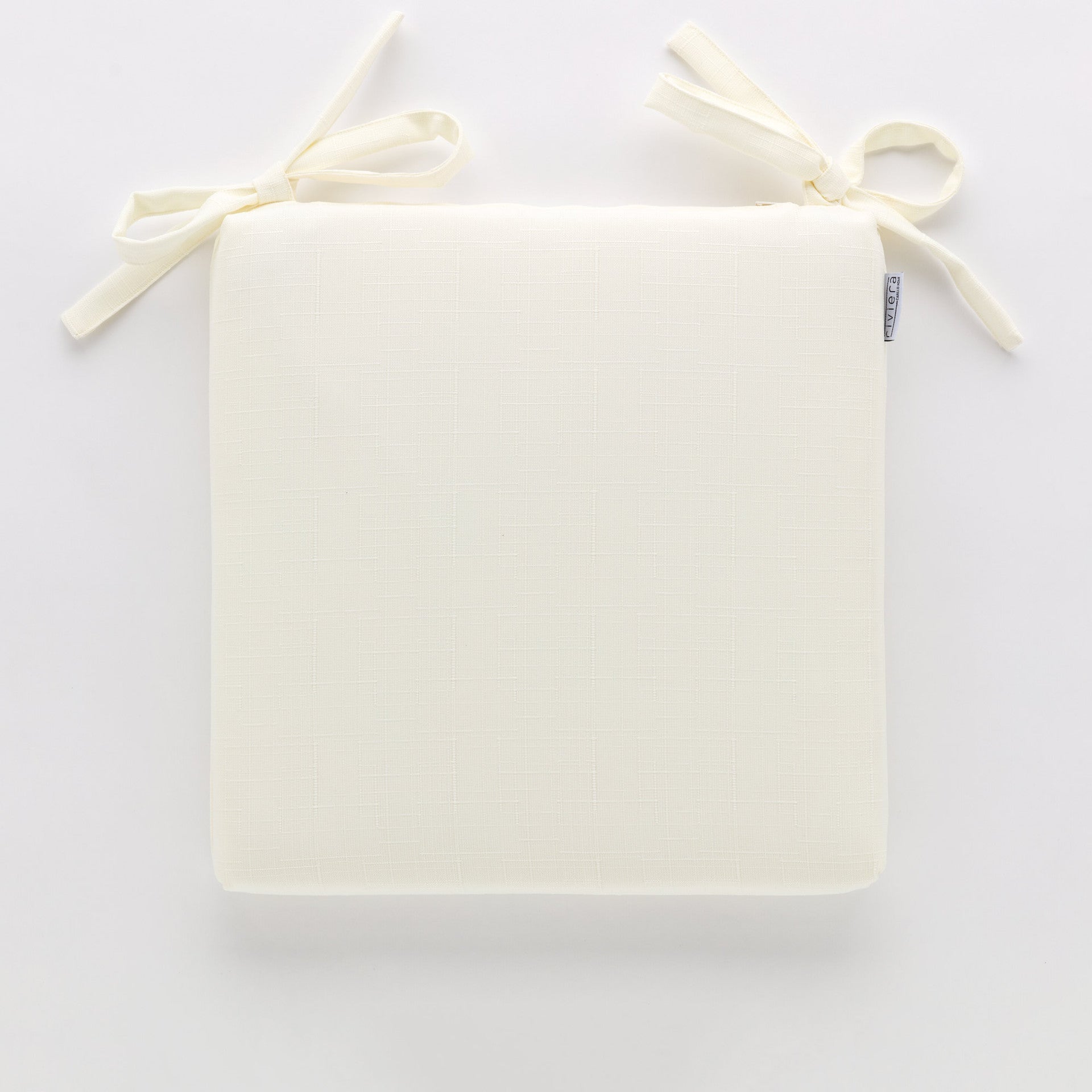 Cuscino Sedia Antimacchia No-Stiro DAILY Soggiorno Riviera 40 x 40 Bianco