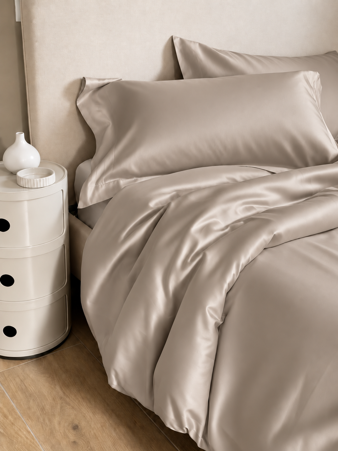 PROMO COMBO: Parure Copripiumino Raso Unito HOTELLERIE