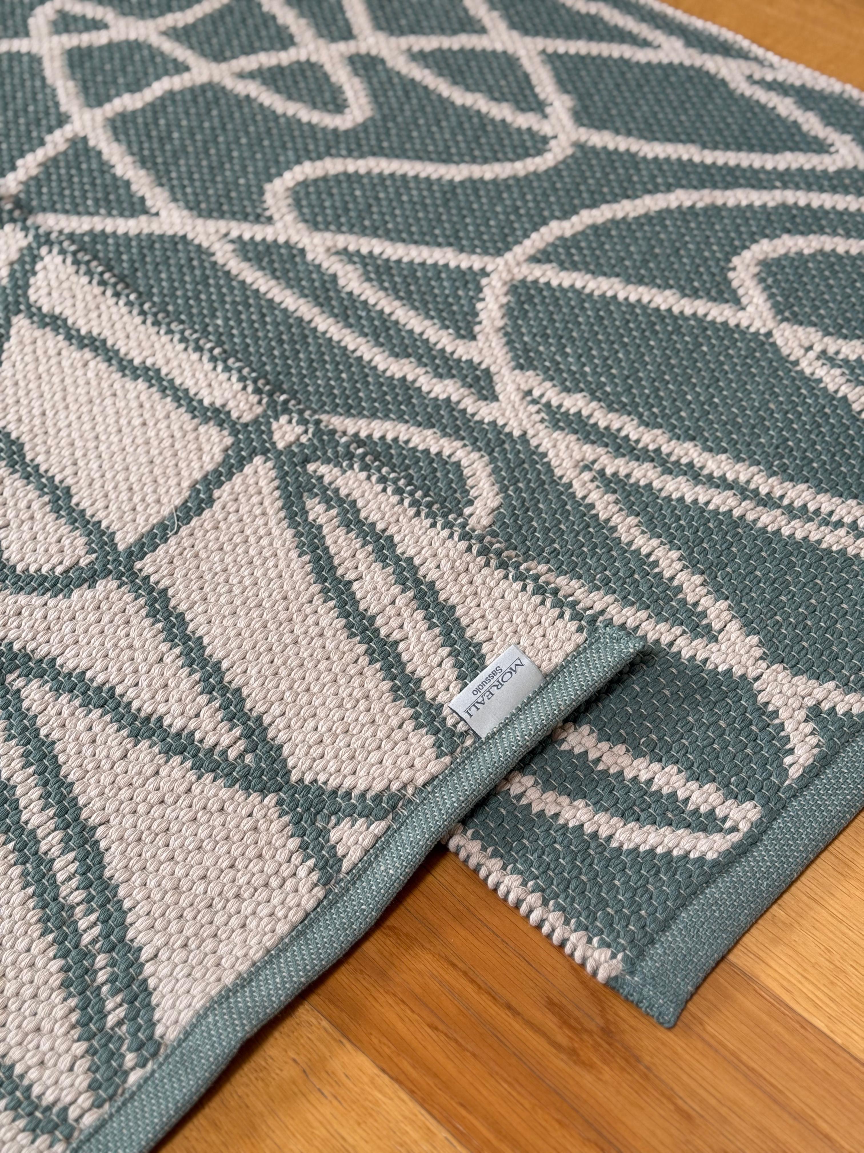 Tappeto Artigianale Lino/Cotone ABSTRACT Soggiorno Moreali Tessile Casa