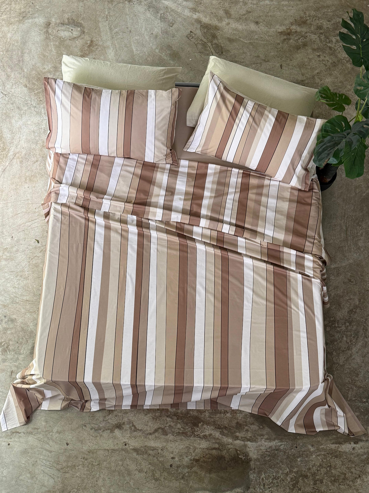 POPUP - Parure Lenzuola Copriletto BAIADERA Letto Moreali Tessile Casa Piazza e Mezzo Deserto