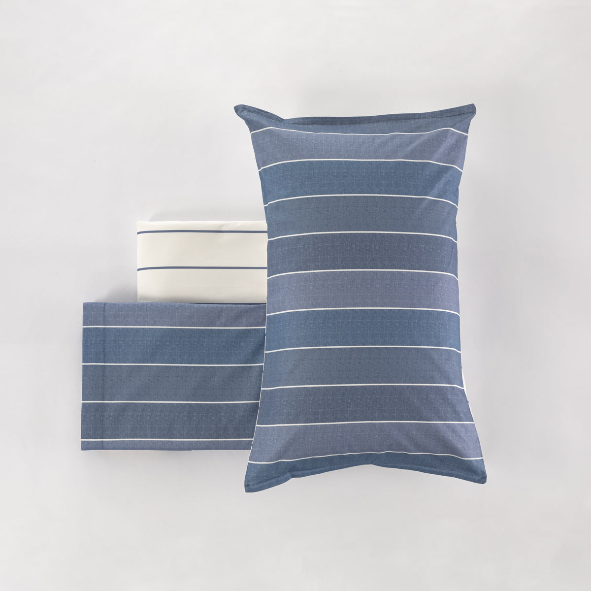 Completo Lenzuola Copriletto Rigone-Righe EASY Letto Moreali Tessile Casa