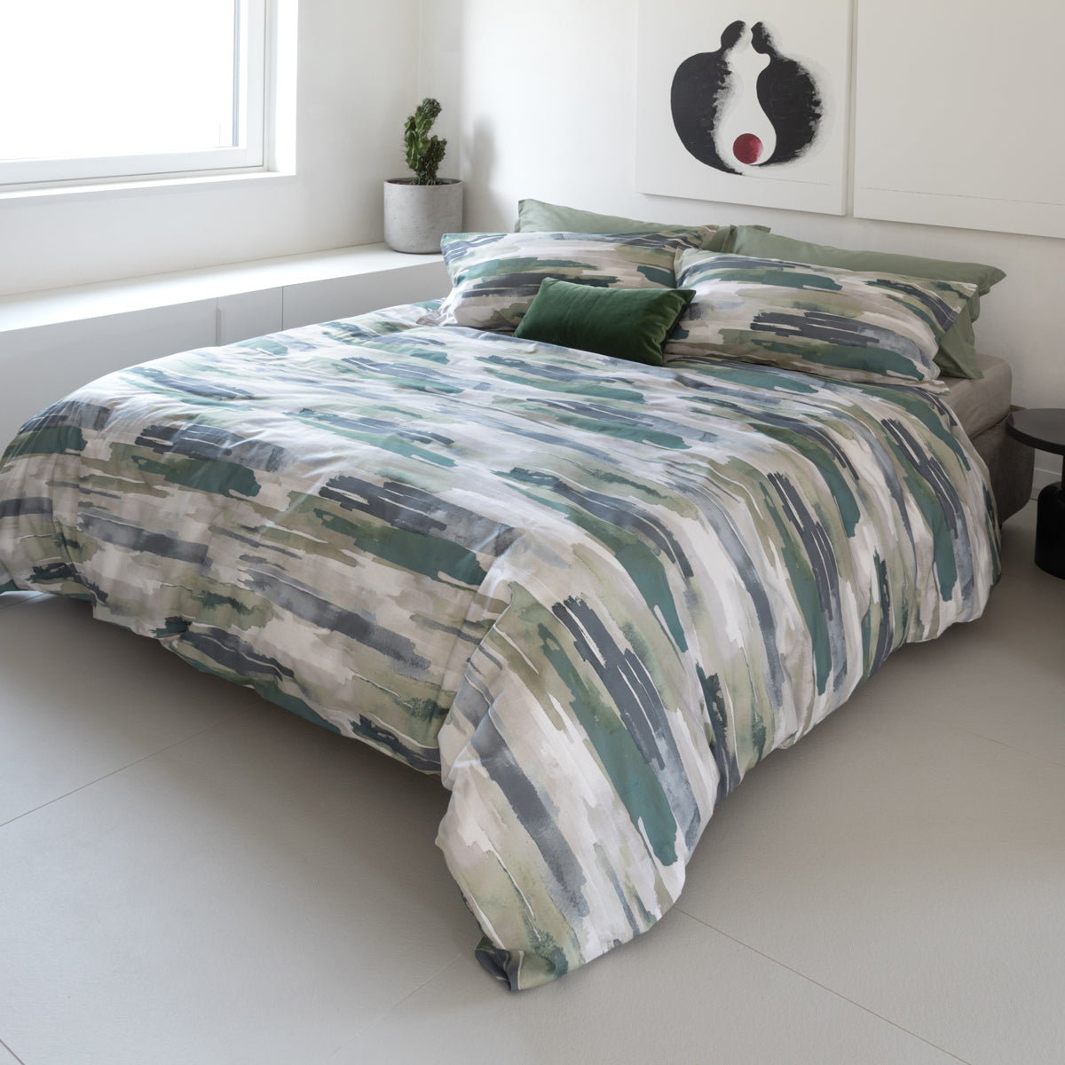 Parure Copripiumino Double Madapolam LES UNIQUES 2626 Letto Cogal
