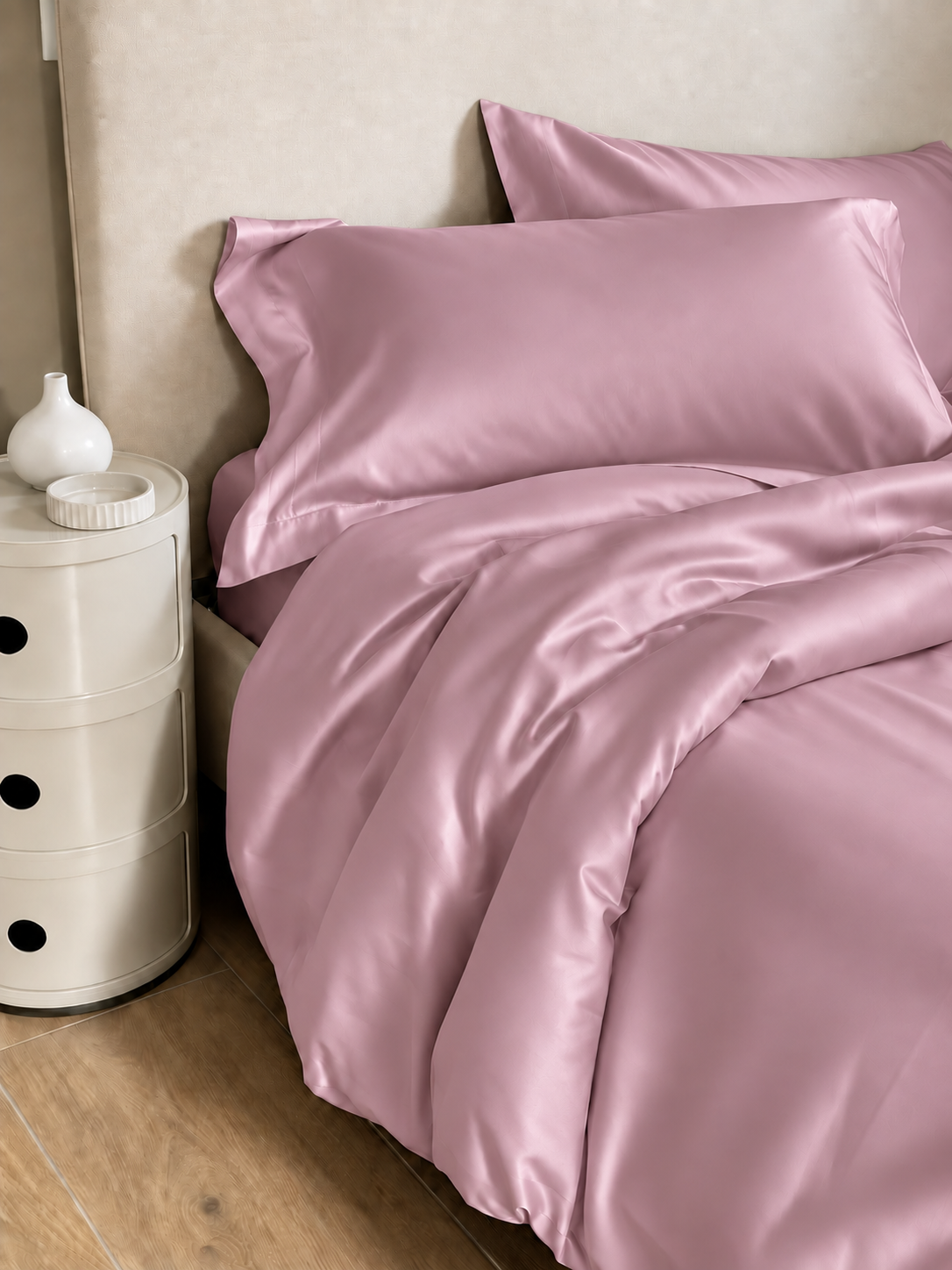PROMO COMBO: Parure Copripiumino Raso Unito HOTELLERIE