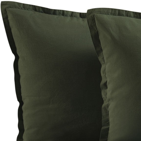 Coppia Federe Cotone No-Stiro ESSENZIALE Letto Moreali Tessile Casa 50 x 80 cm Eden