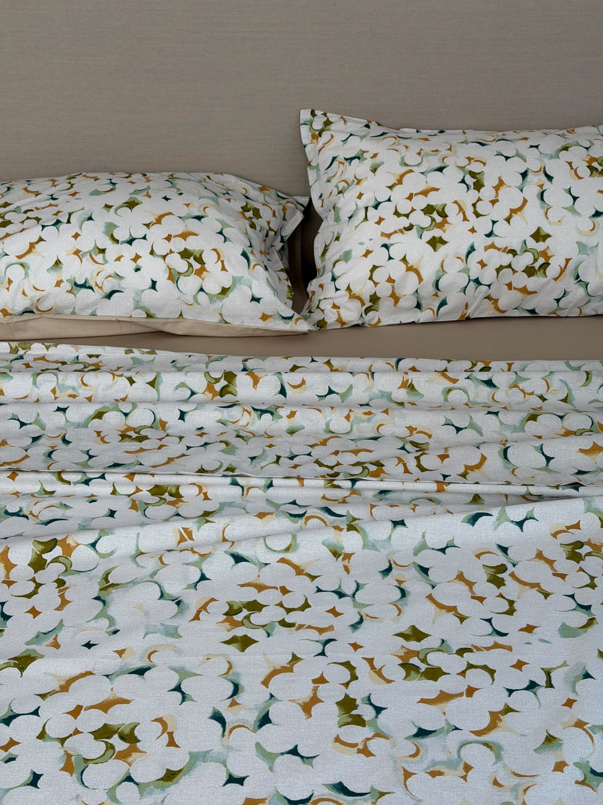 Completo Lenzuola Copriletto Day Dream 2676 Letto Cogal Matrimoniale Verde
