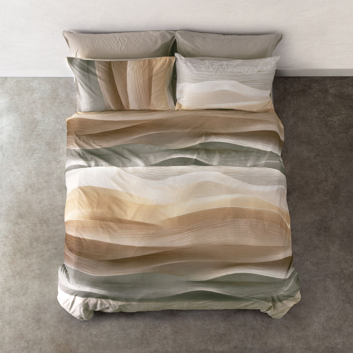 Completo Lenzuola Copriletto Madapolam FLOWER POWER 2672 Letto Cogal