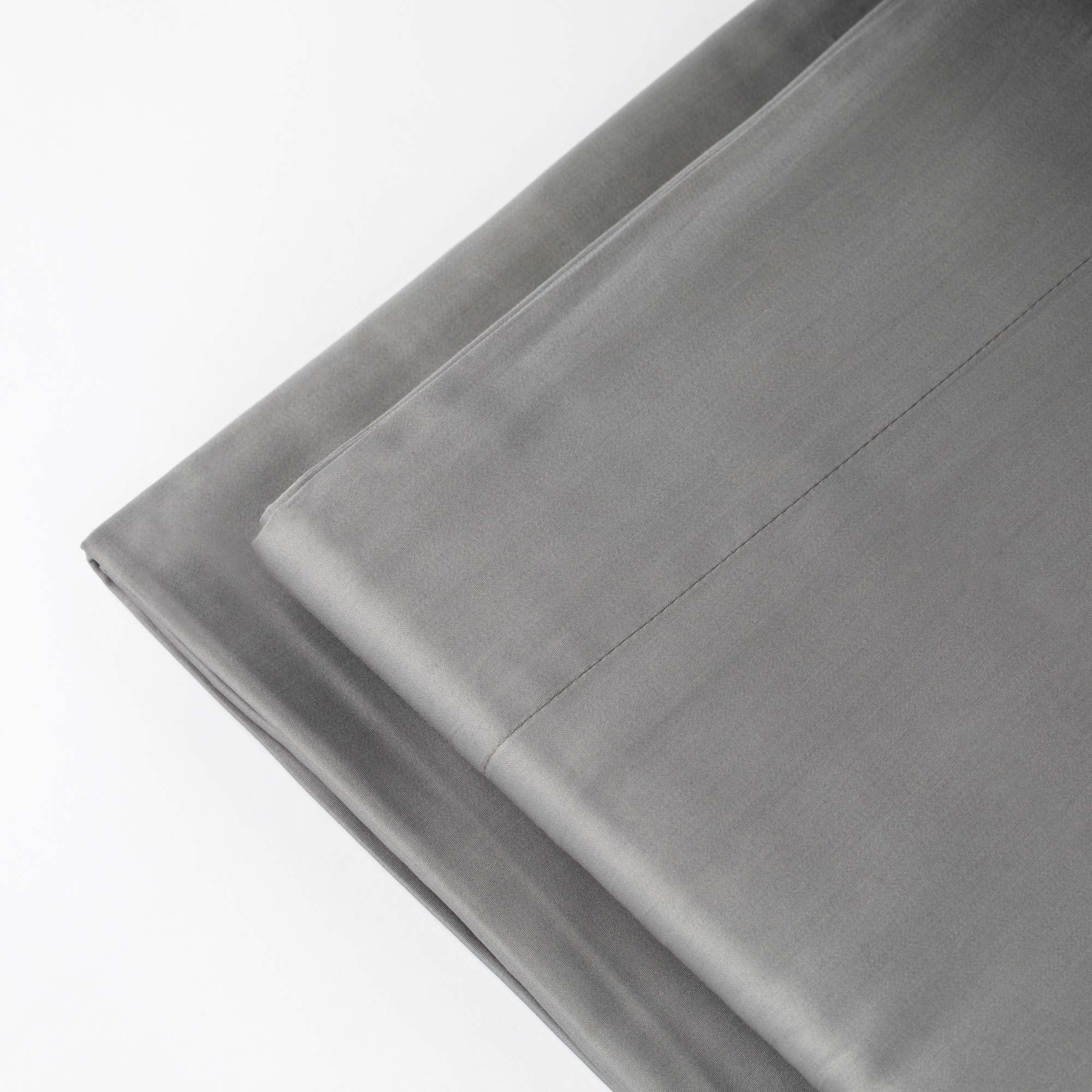 Federe Raso 300TC CHARME Letto Moreali Tessile Casa 52 x 82 cm Cenere