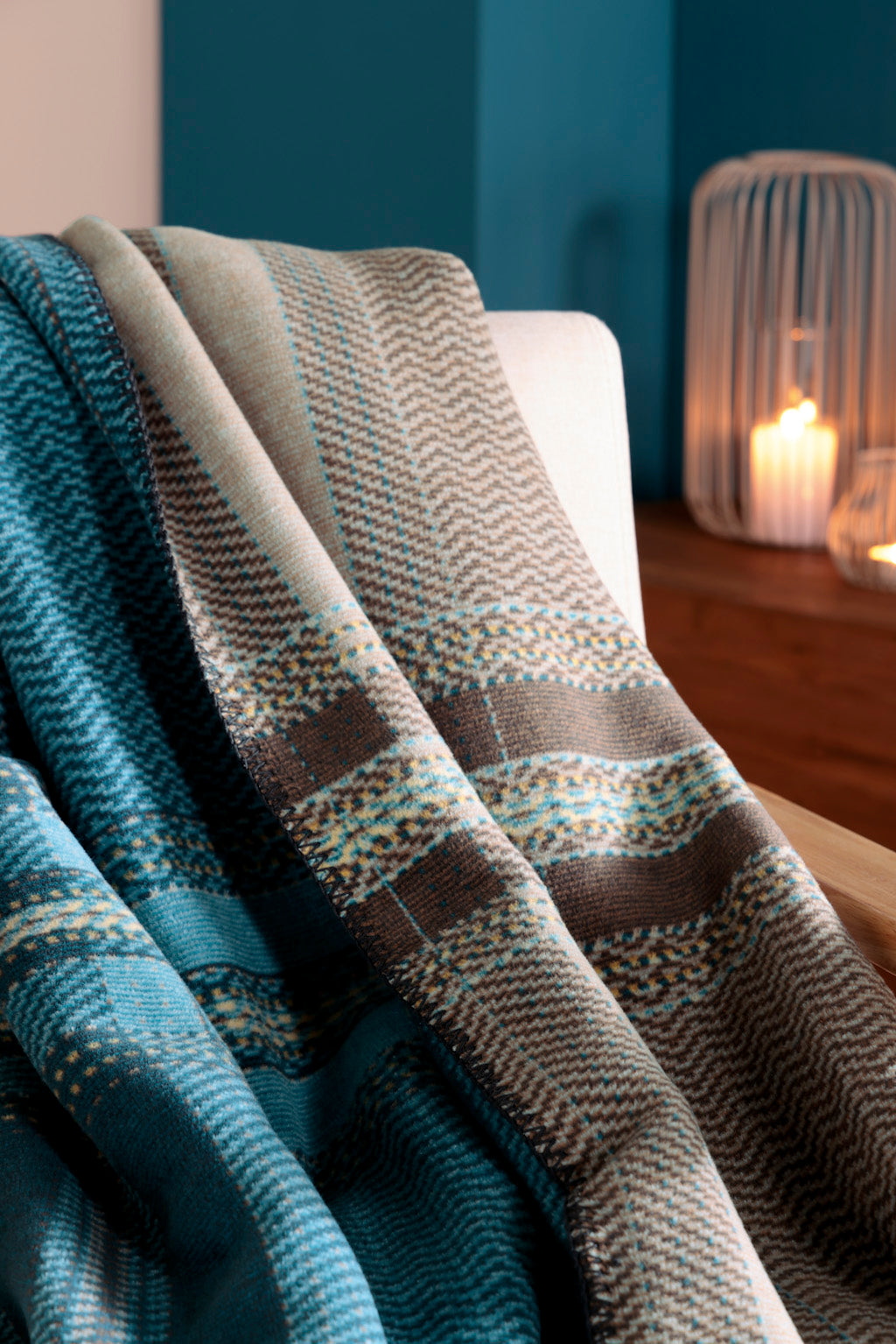 Plaid Caldo Cotone Nordic Check