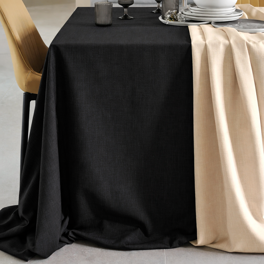 Tovaglia Antimacchia NO-STRESS Cucina Moreali Tessile Casa 6 Posti 155x180 Nero