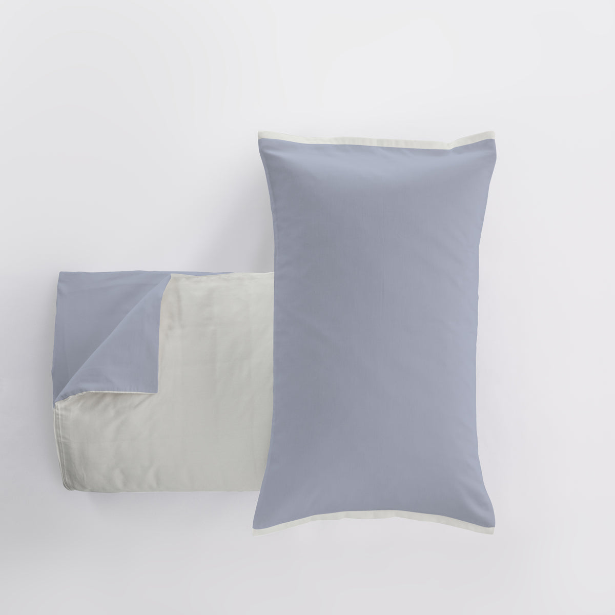 Completo Lenzuola Caldo Cotone BICOLOR Letto Cogal