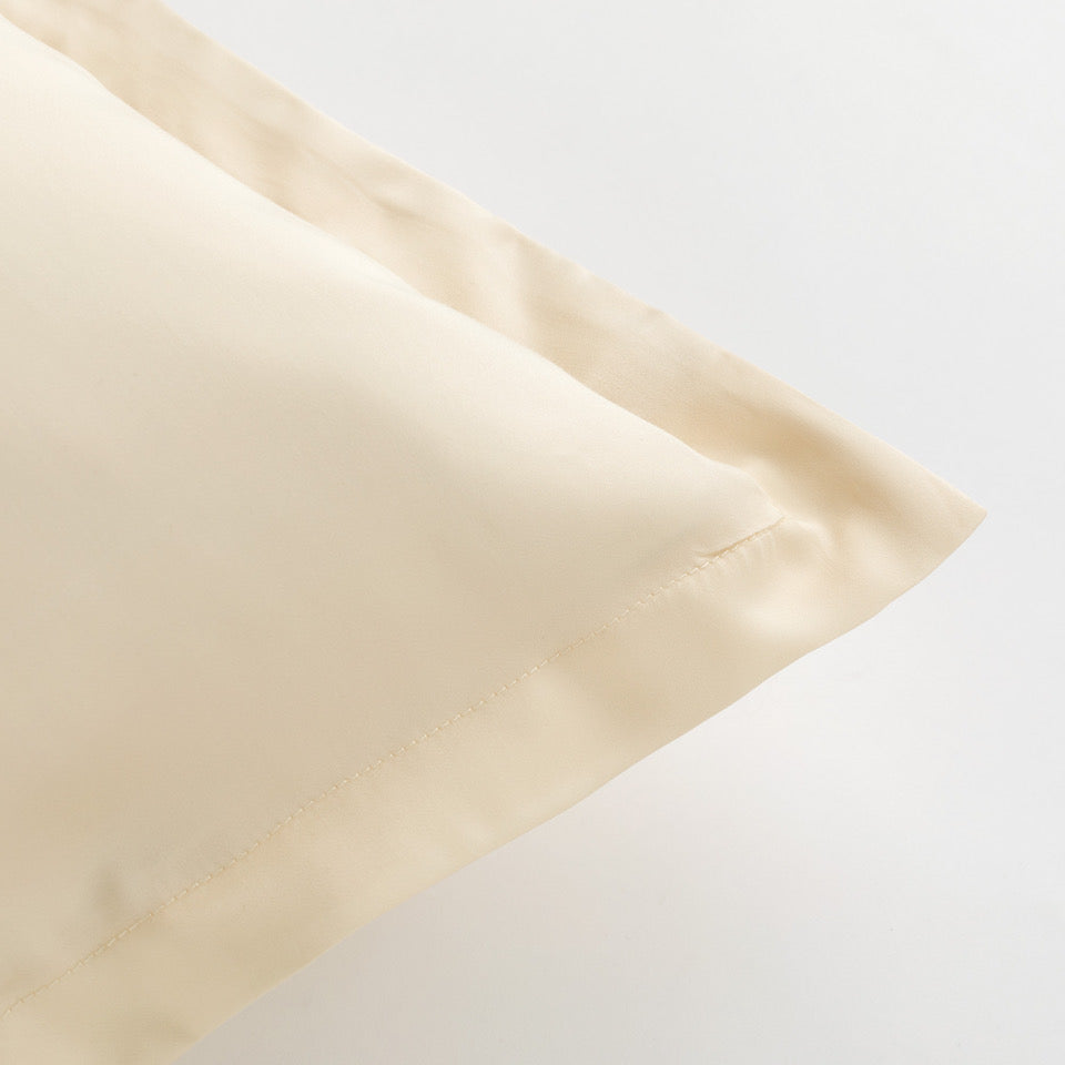 Coppia di Federe Effetto SETA Tencel Letto Moreali Tessile Casa