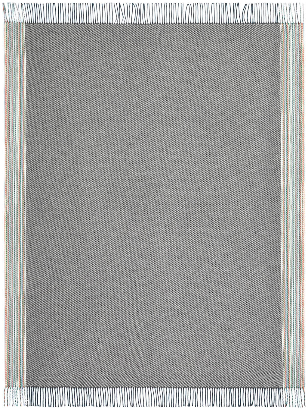 Plaid Sfrangiato Essence Grey Made in Italy Soggiorno Borbo