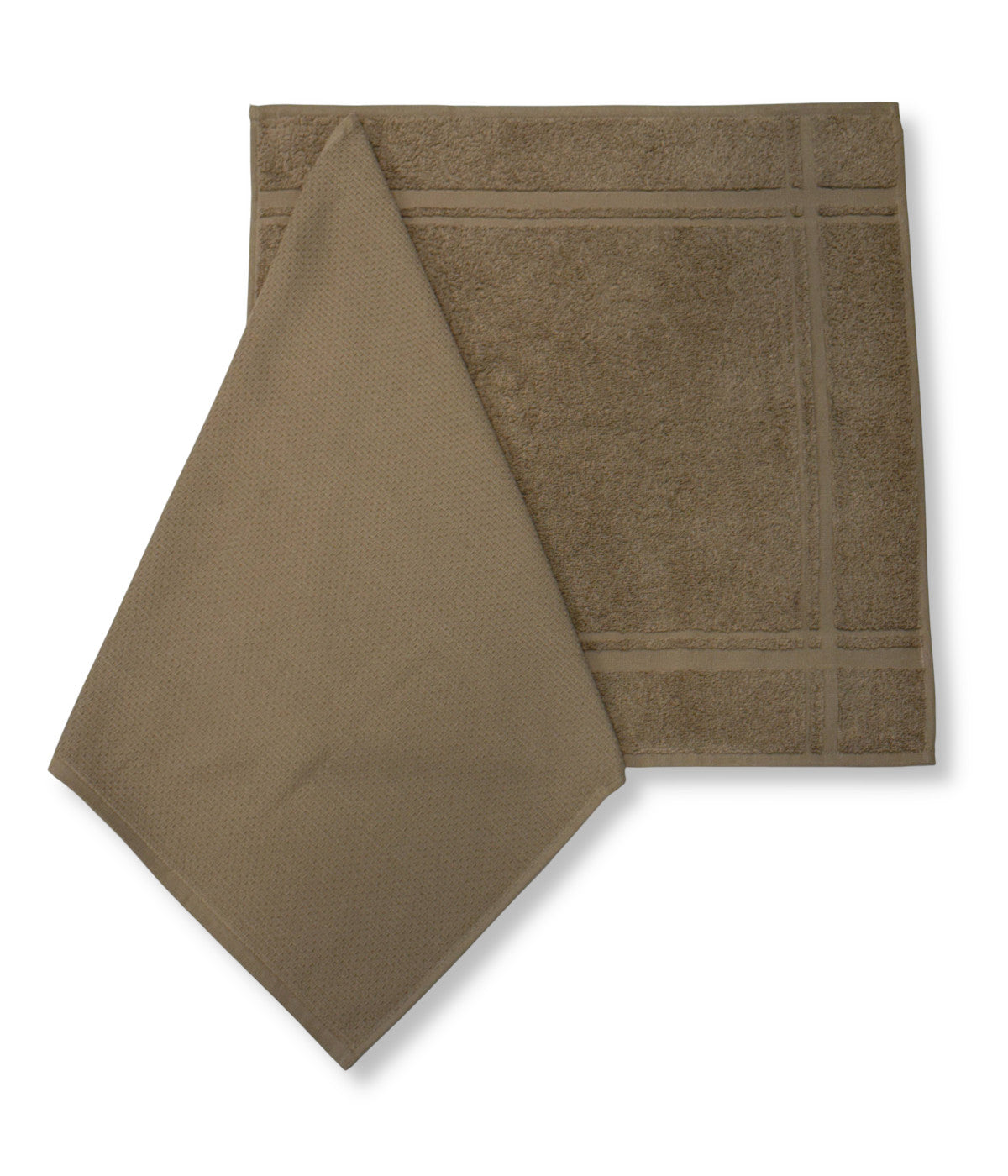 Set Canovacci Tela+Spugna APINO Cucina Moreali Tessile Casa 50 x 50 / 50 x 50 Tortora