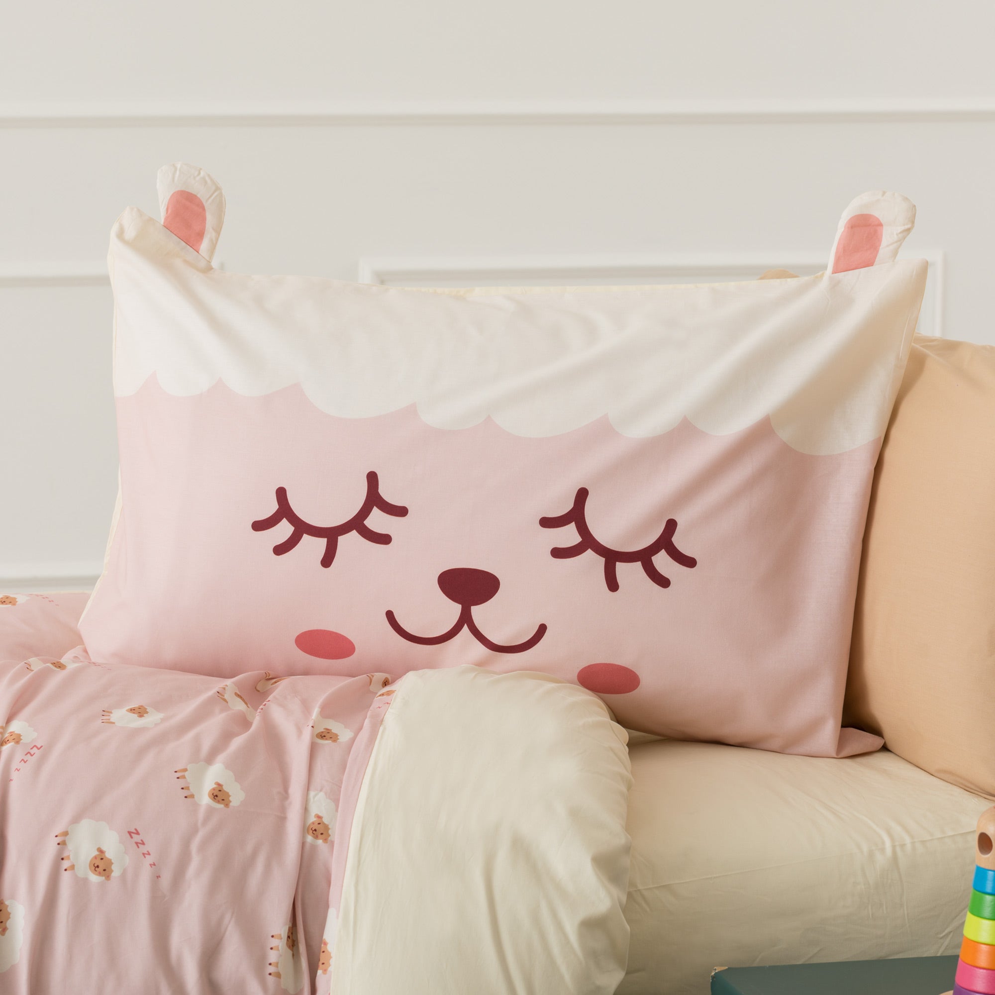 Parure Copripiumino KIDS Percalle Stampato Nina Letto Riviera