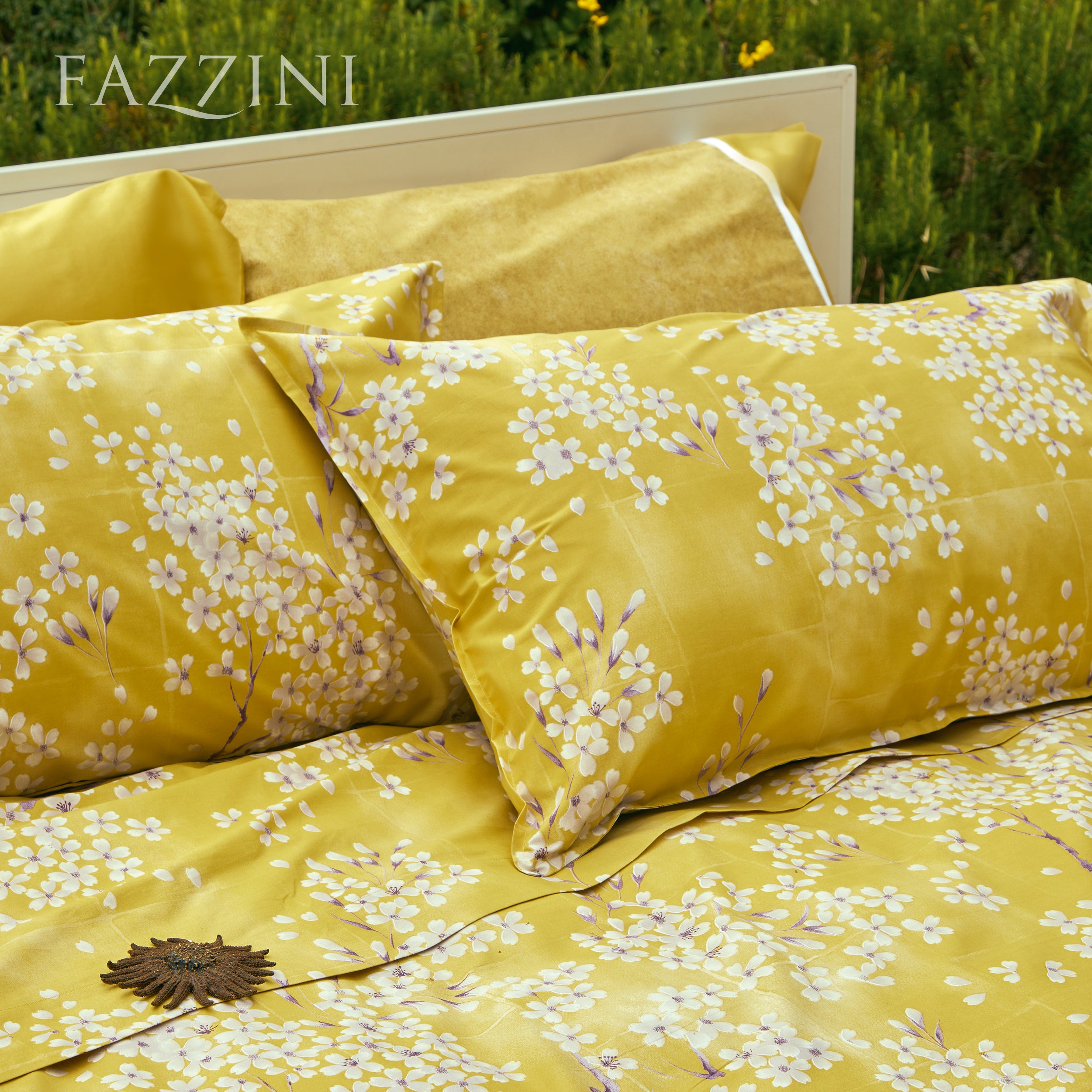 Completo Lenzuola Copriletto Percalle KIMONO Letto Fazzini