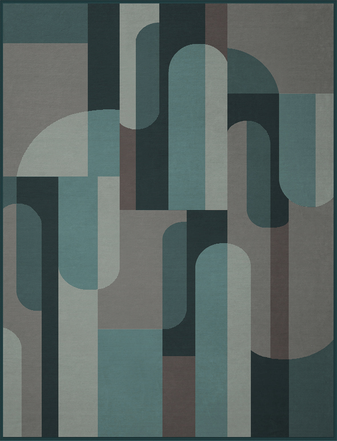 Plaid Caldo Cotone Echo Blue Soggiorno Borbo 150 x 200 Blu