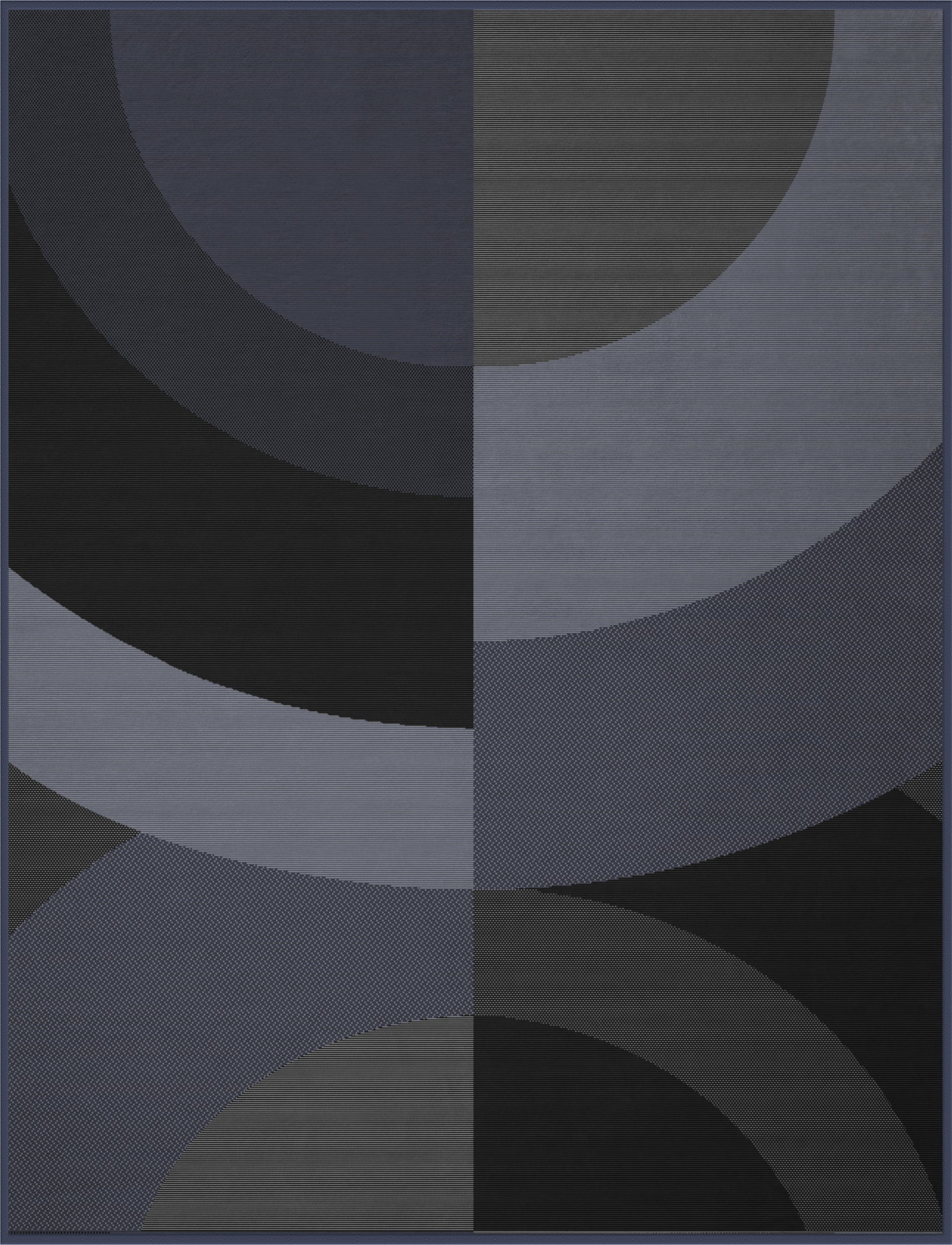 Plaid Caldo Cotone Hartford Blue Soggiorno Borbo