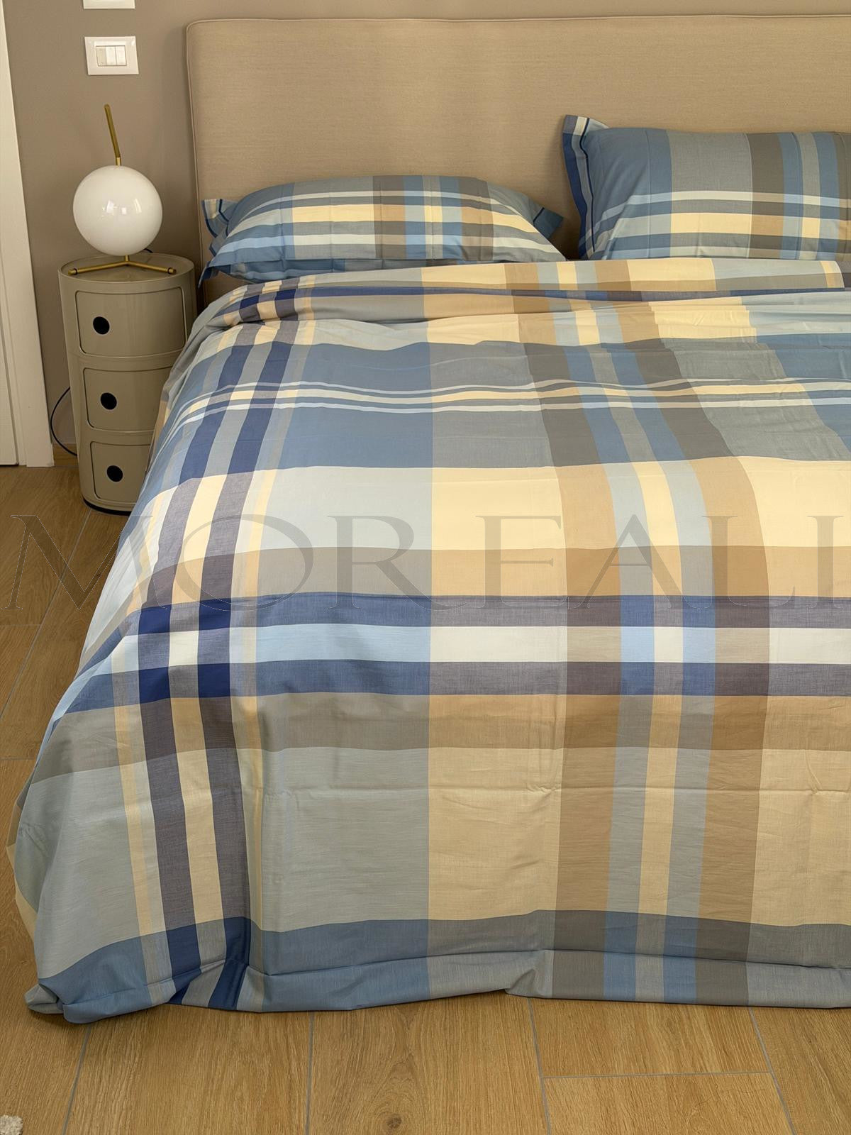 Parure Copripiumino BOSSI Dunbar Letto Bossi Matrimoniale Tinto Filo