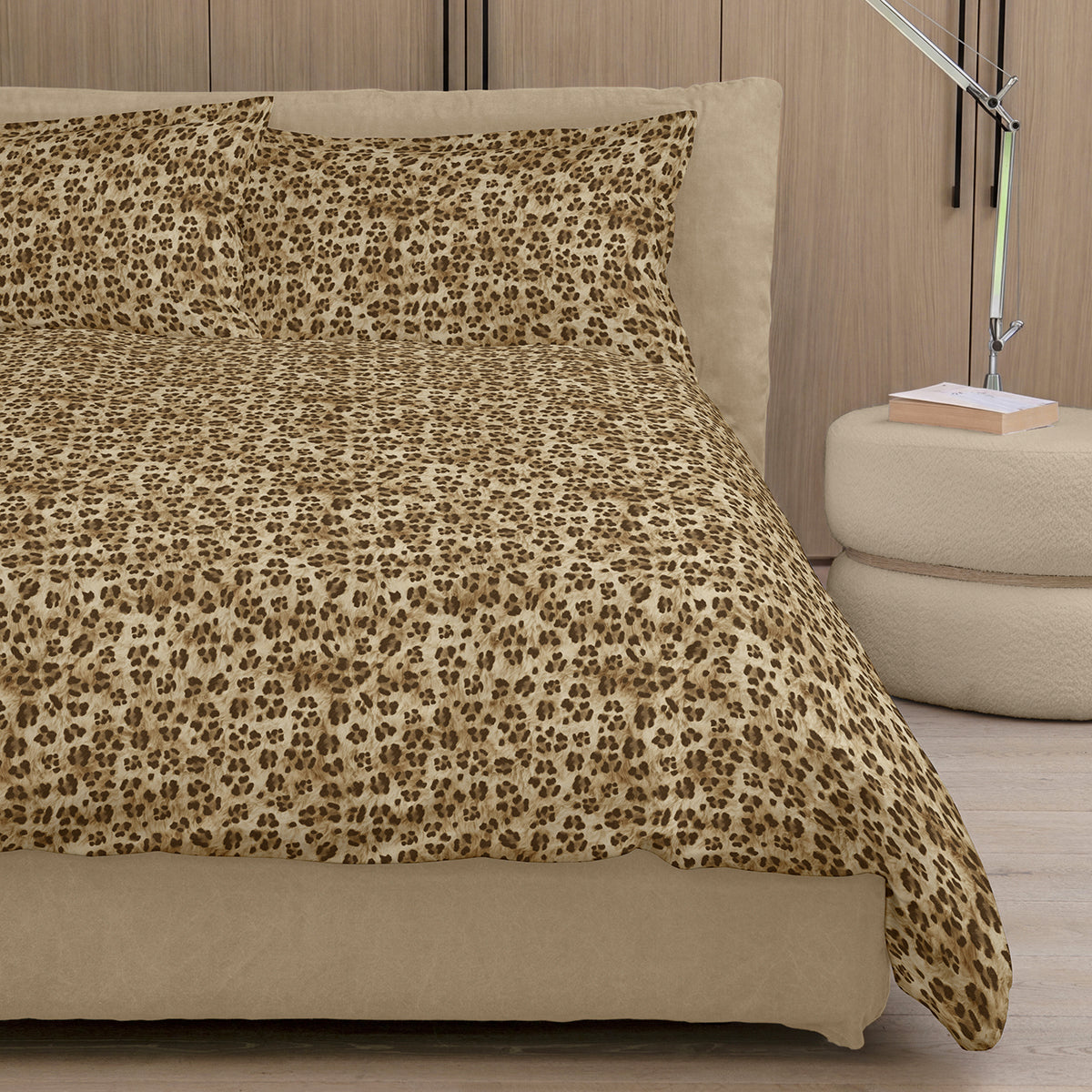 Parure Copripiumino Percalle TABBY Letto Fazzini Matrimoniale Animalier