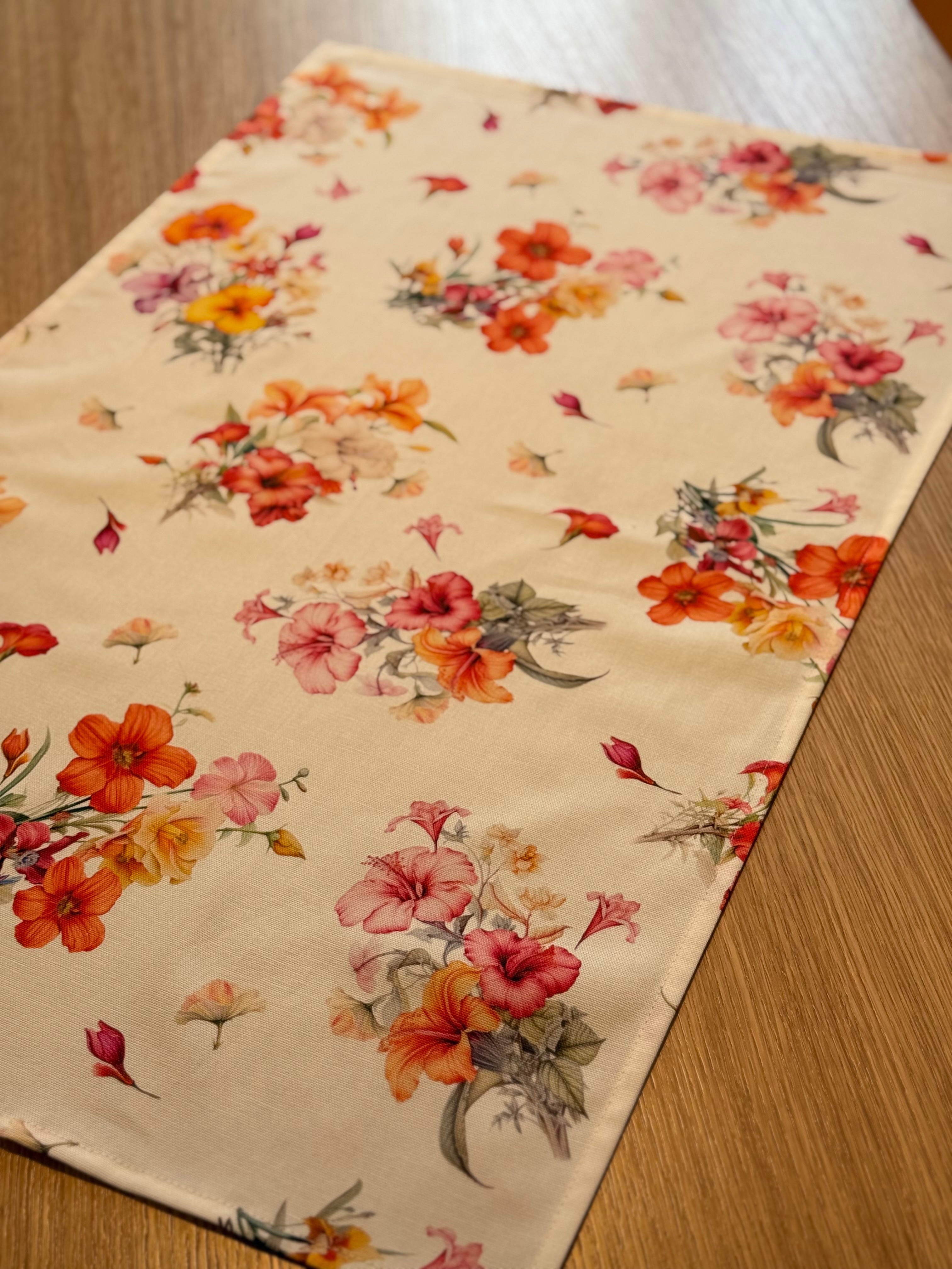 Canovaccio Panama di Cotone Stampa Piazzata Cucina TagHouse 50 x 70 cm Hibiscus