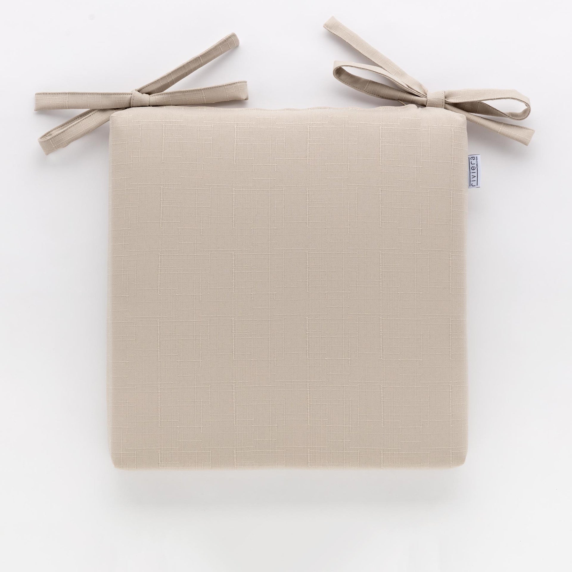Cuscino Sedia Antimacchia No-Stiro DAILY Soggiorno Riviera 40 x 40 Tortora