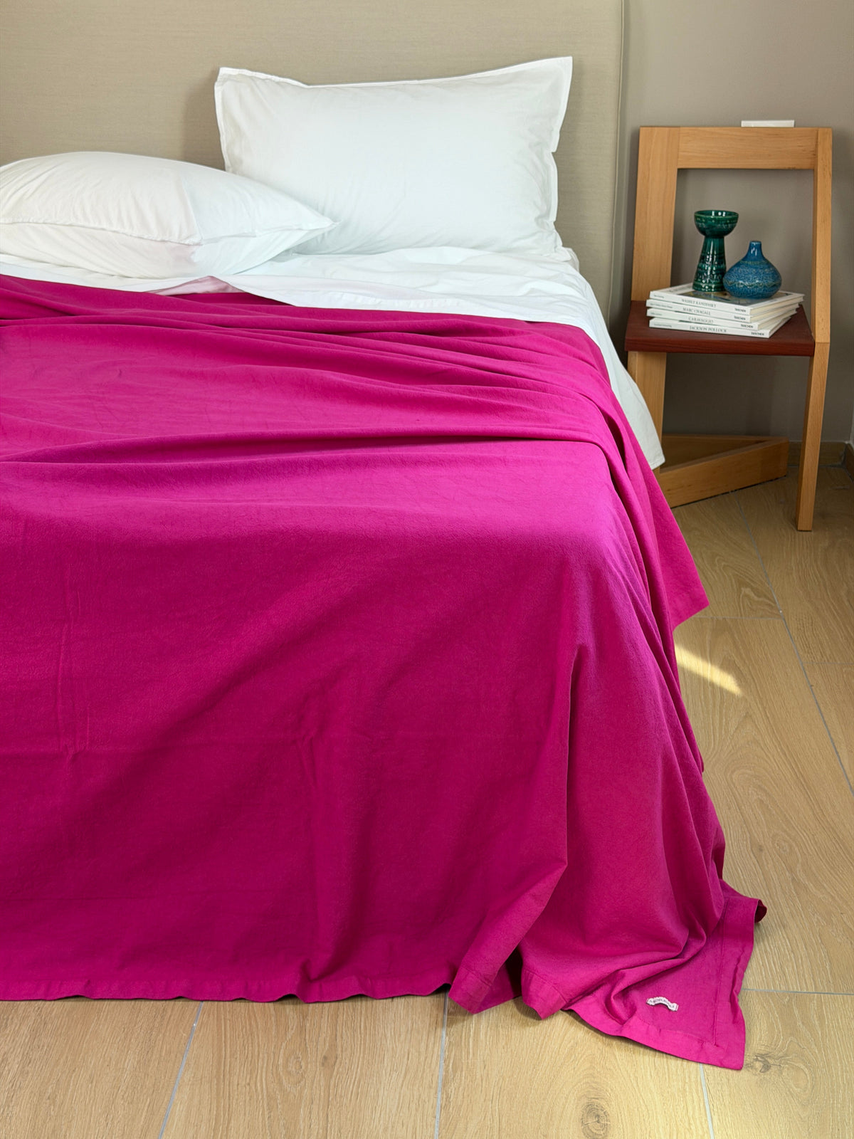 Copriletto No-Stiro ESSENZIALE - COLORI FUORI SERIE Letto Moreali Tessile Casa Matrimoniale 270 x 270 Orchidea