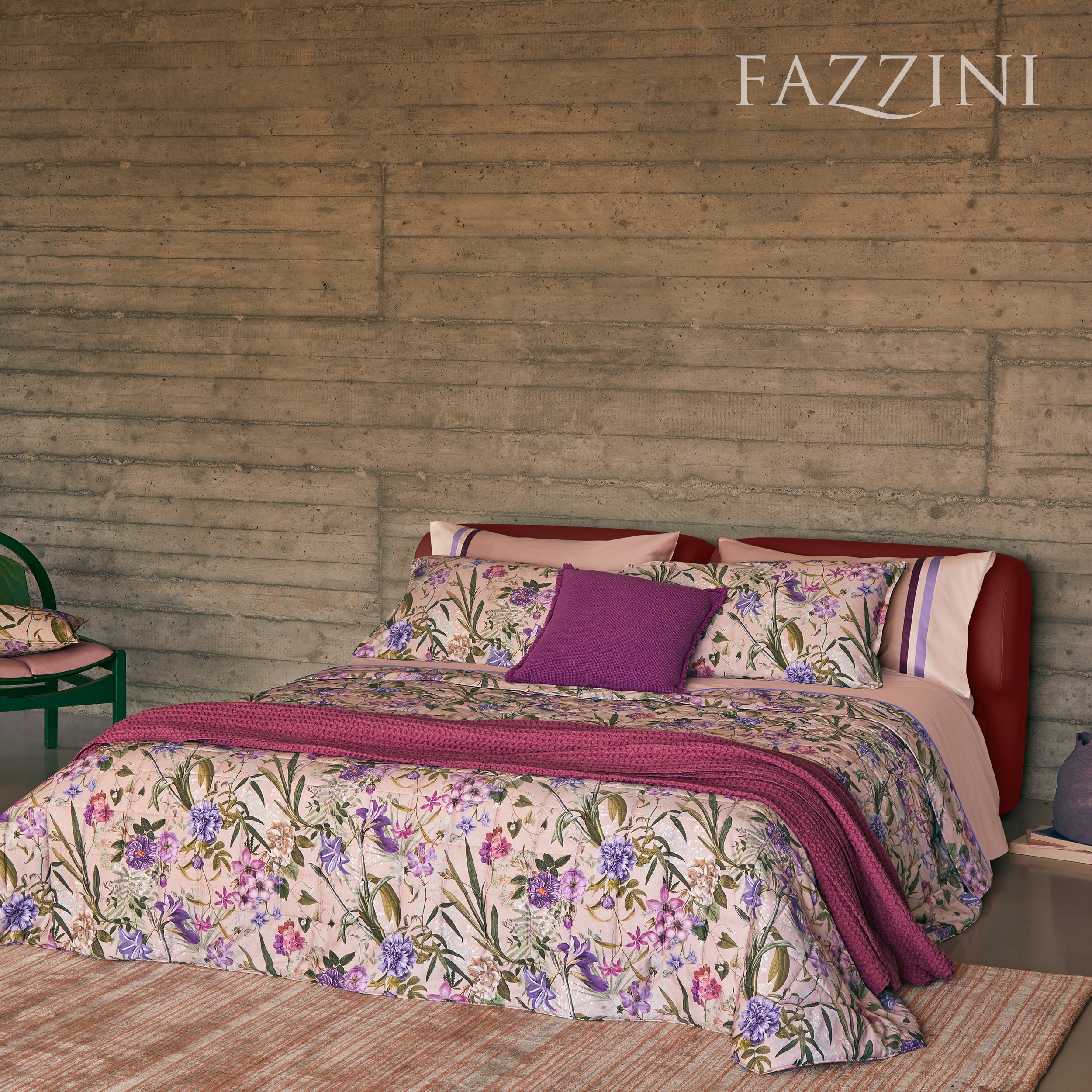 Completo Lenzuola Raso 300TC VANITAS Letto Fazzini