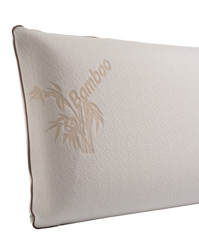 Guanciale in Memory Bamboo Materasso Moreali Tessile Casa 11 cm Bianco