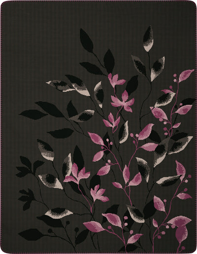 Plaid Caldo Cotone Dark Wine