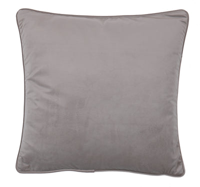 Fodera Cuscino Arredo Piping VELLUTO Made in Italy Soggiorno Moreali Tessile Casa 50 x 50 Perla 19