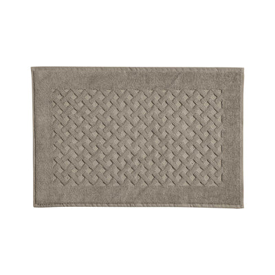 Tappeto Gommato in Spugna Intrecciata CAREZZA Bagno Moreali Tessile Casa 60 x 90 Castagna