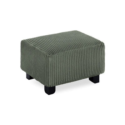 Copri Puff Multi-Stretch Soggiorno Belmarti Piccolo 40-65 cm Verde