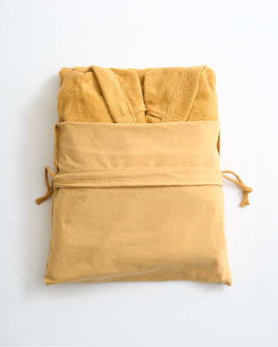 Accappatoio Spugna Leggera TRAVEL Bagno Moreali Tessile Casa L Ocra