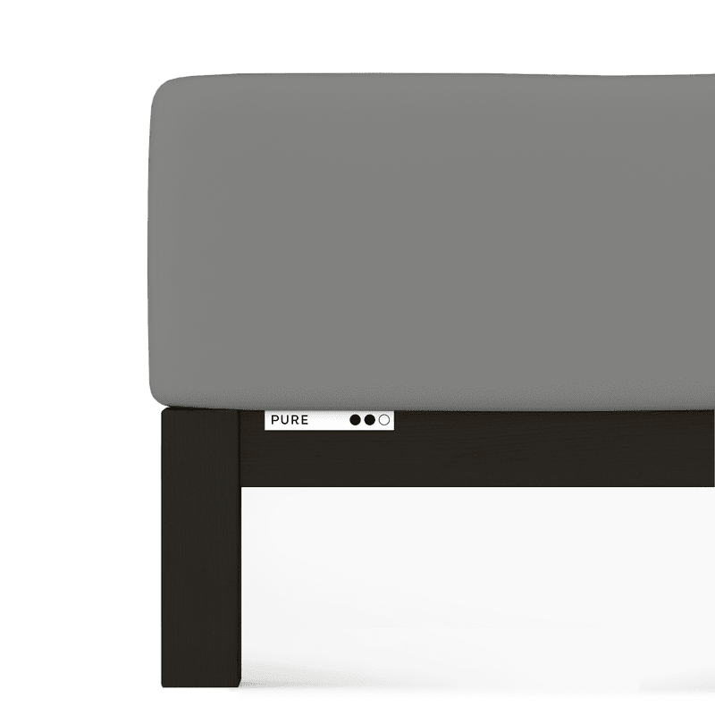 Sotto con Angoli in Jersey-Elastan PURE H.40 Materasso Moreali Tessile Casa L - Matrimoniale/Francese | da 140x190 a 160x220 Grigio 128