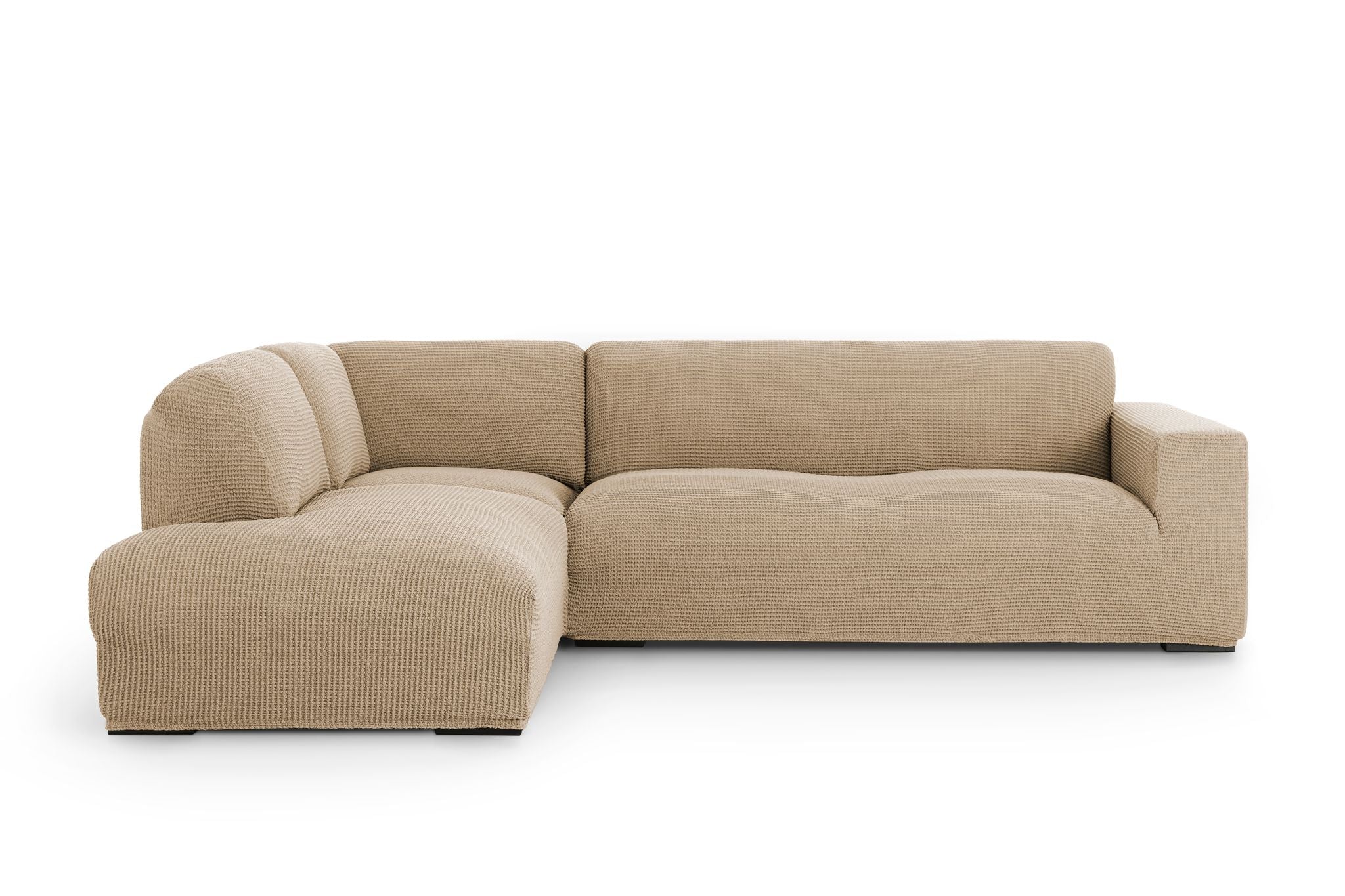 Copridivano Chaise Longue Bracciolo Alto Soggiorno Belmarti Destra Tortora