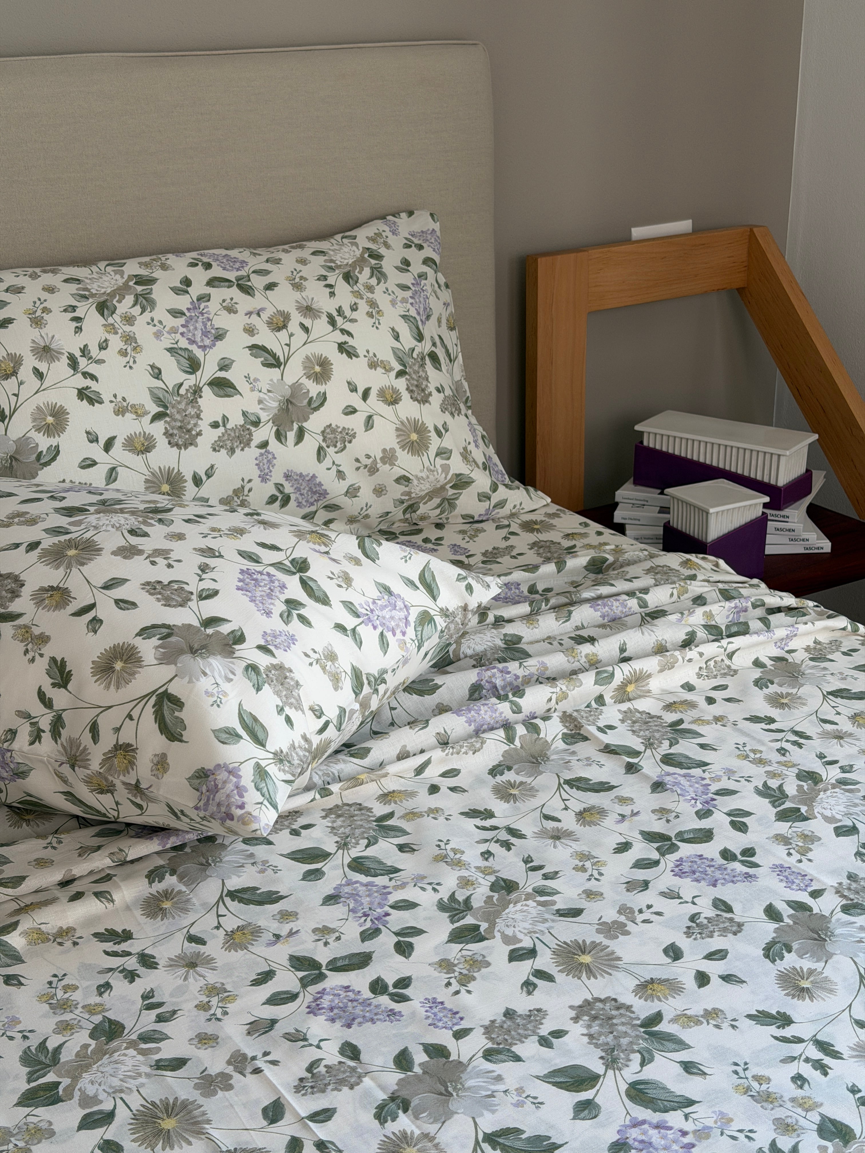 Completo Lenzuola Cotone Stampato CHARM Letto Cotonissimo