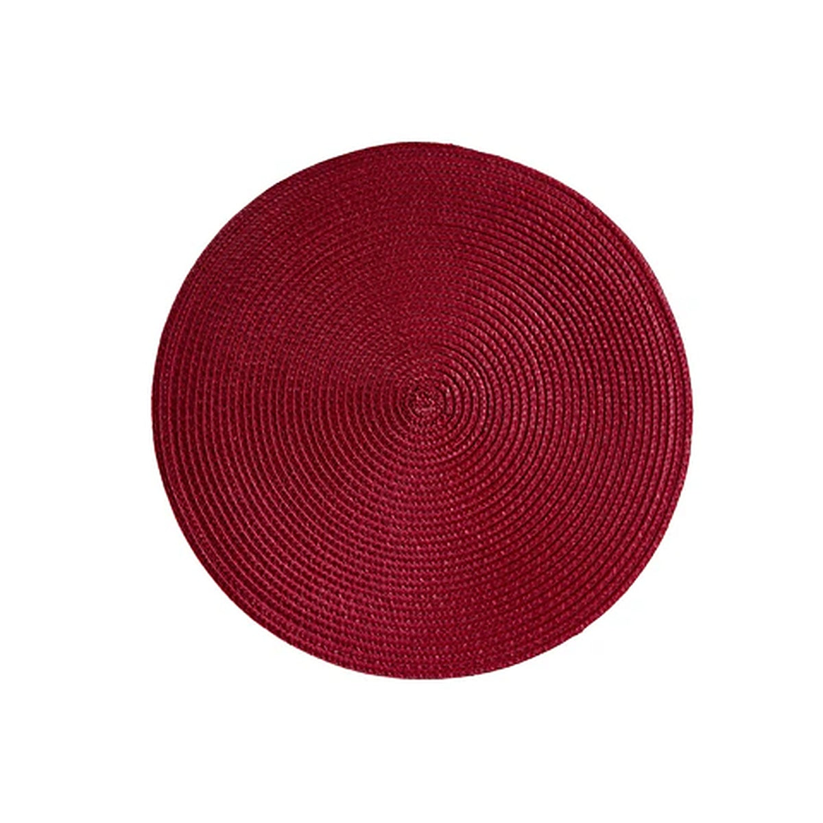 Set 4 Sottopiatti INTRECCIO Accessorio Moreali Tessile Casa Diametro 38 Bordeaux