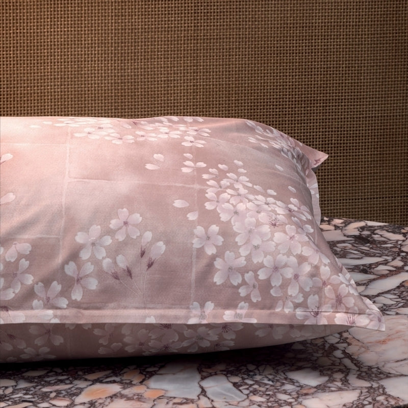 Completo Lenzuola Copriletto Percalle KIMONO Letto Fazzini Matrimoniale Rosa