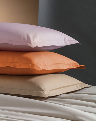 Coppia Federe Cotone MADAPOLAM Letto Riviera