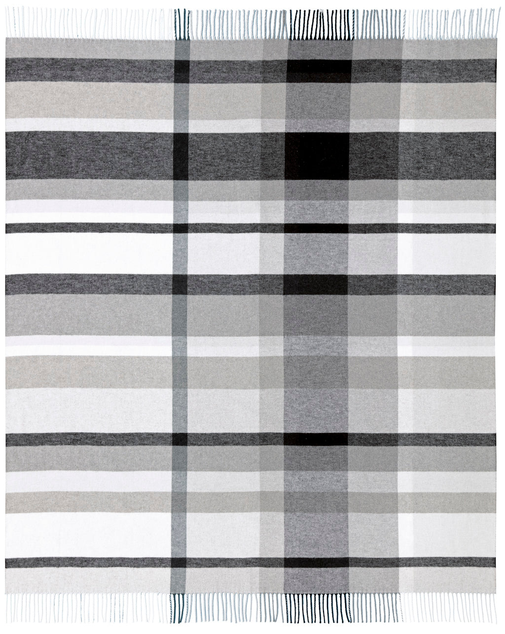 Plaid Sfrangiato Harmony Grey Made in Italy Soggiorno Borbo