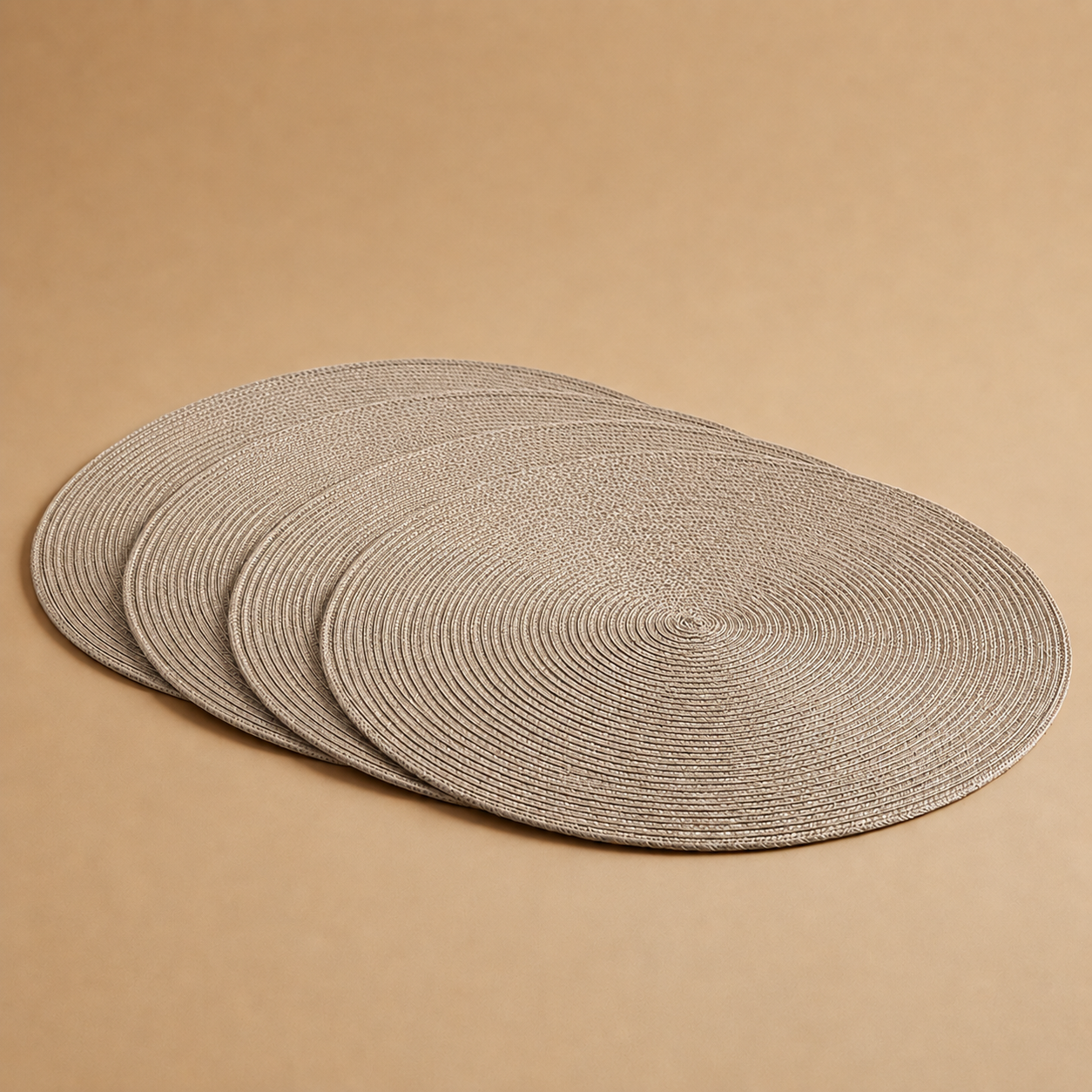 Set 4 Sottopiatti INTRECCIO Accessorio Moreali Tessile Casa Diametro 38 Corda